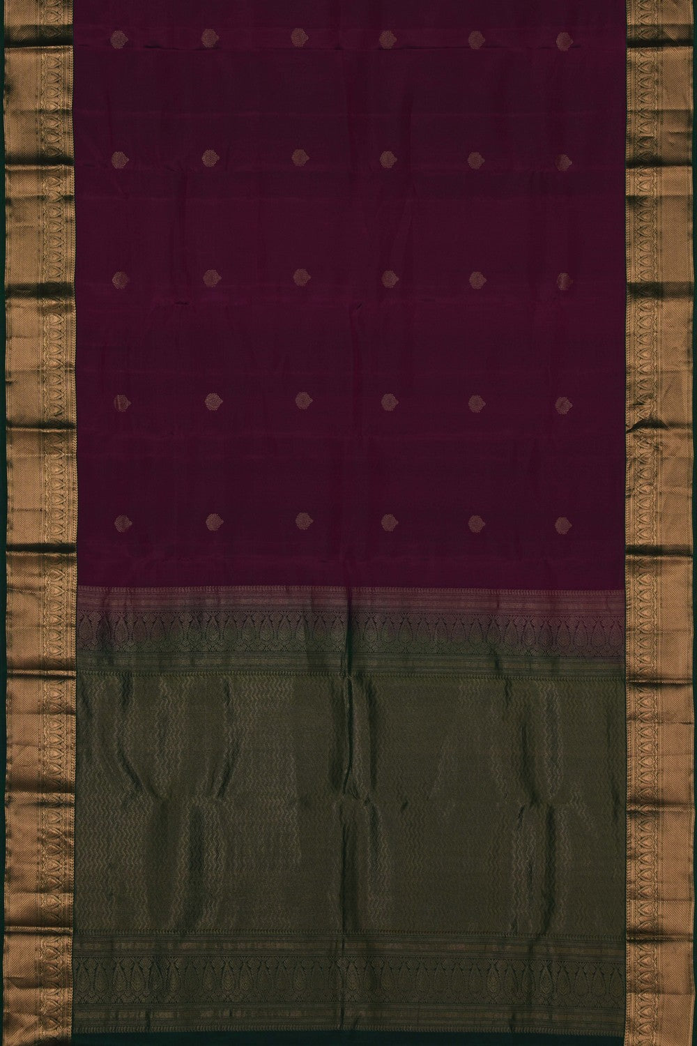 Image of Kanchi Silk Purple Saree