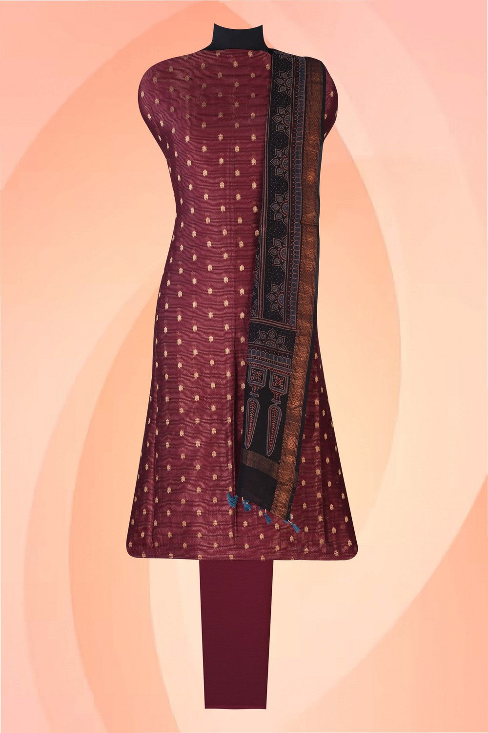 Image of Unstitched Suit Set Fabric (3 Pcs Set)