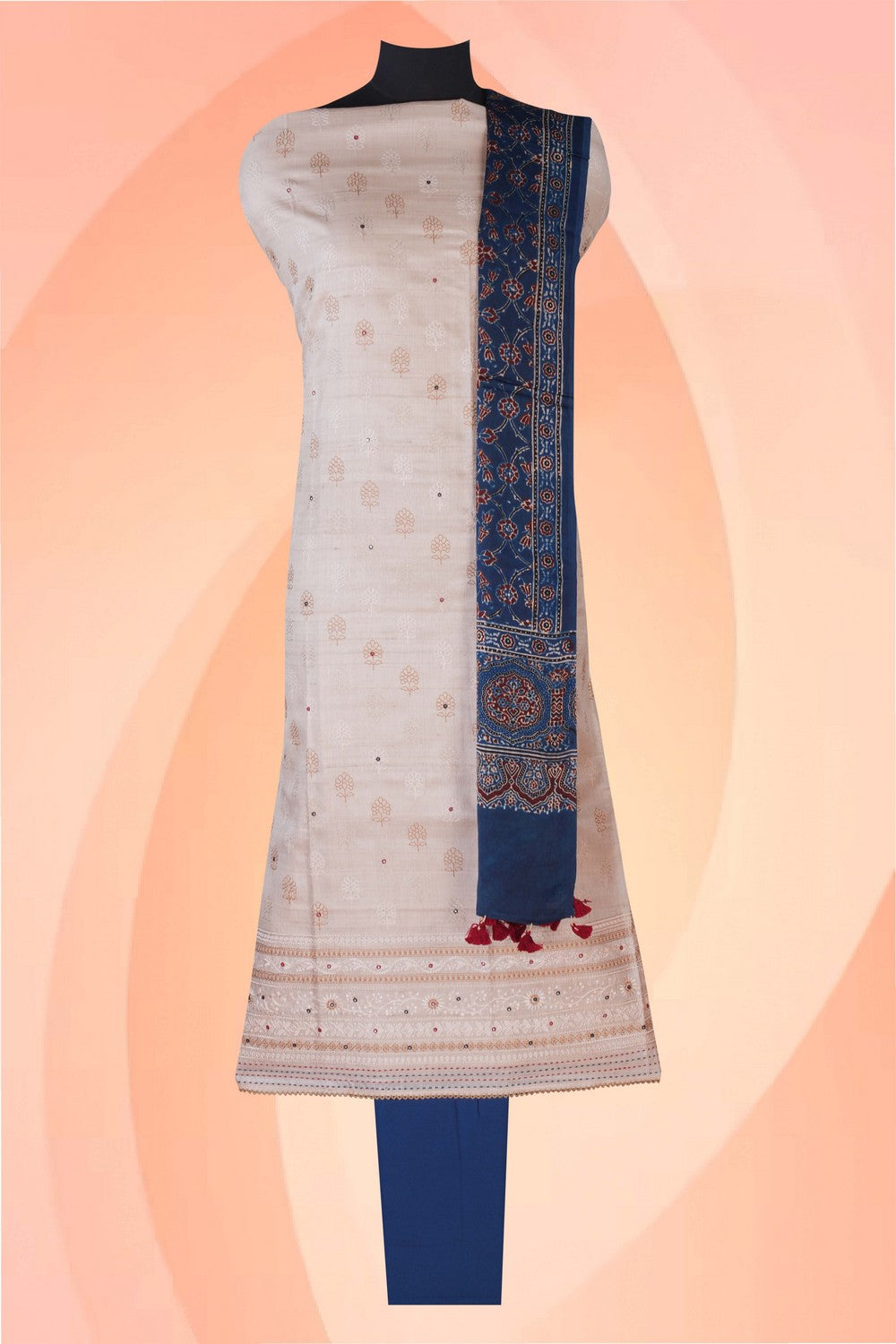 Image of Unstitched Suit Set Fabric (3 Pcs Set)