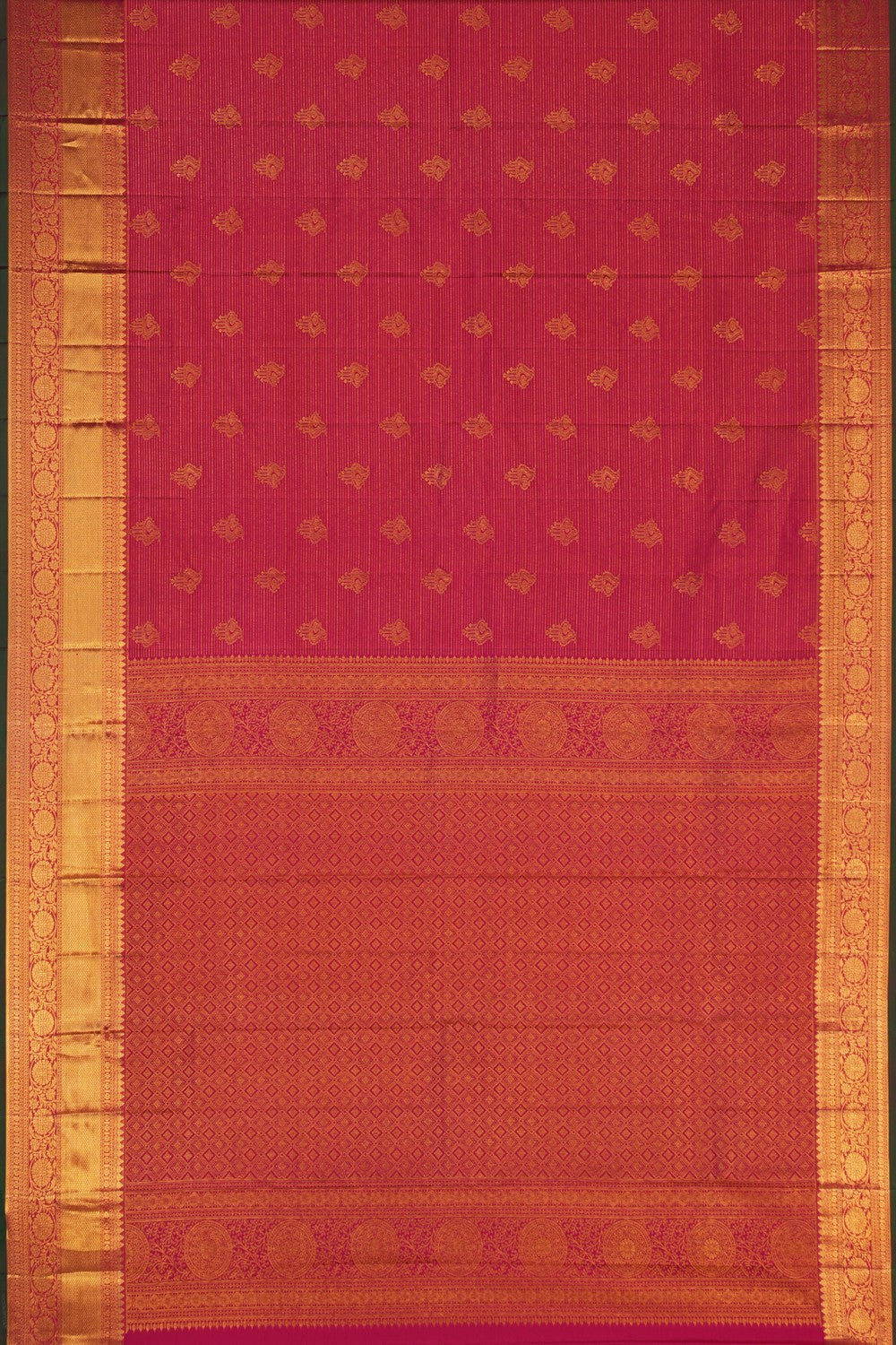 Image of Kanchipattu Brocade Pink Saree