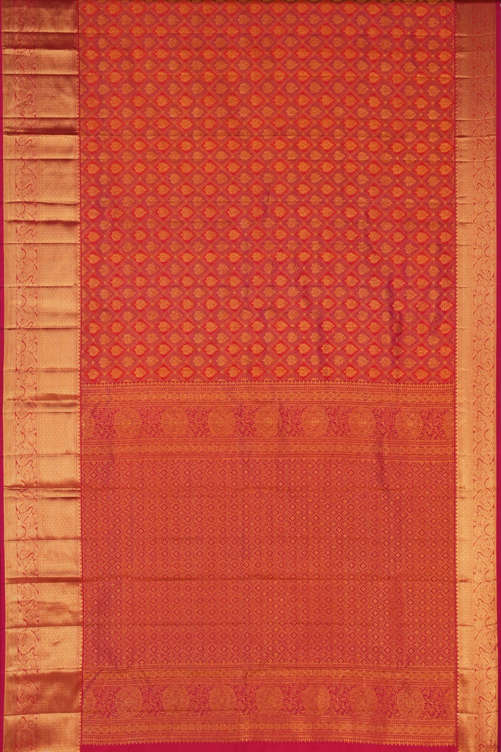 Image of Pink Kanchipattu Brocade Saree