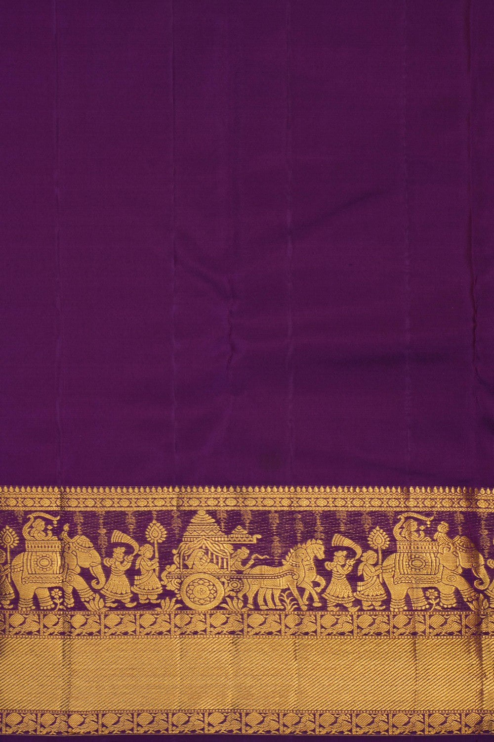 Image of Kanchipattu Brocade Off-White Saree