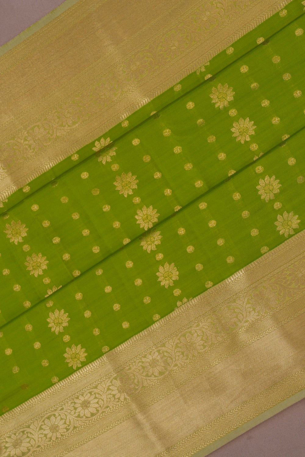 Image of Kanchi Silk Green Saree