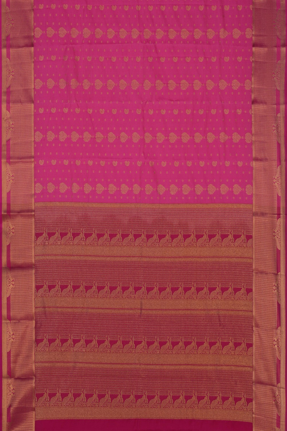 Image of Kanchi Silk Pink Saree