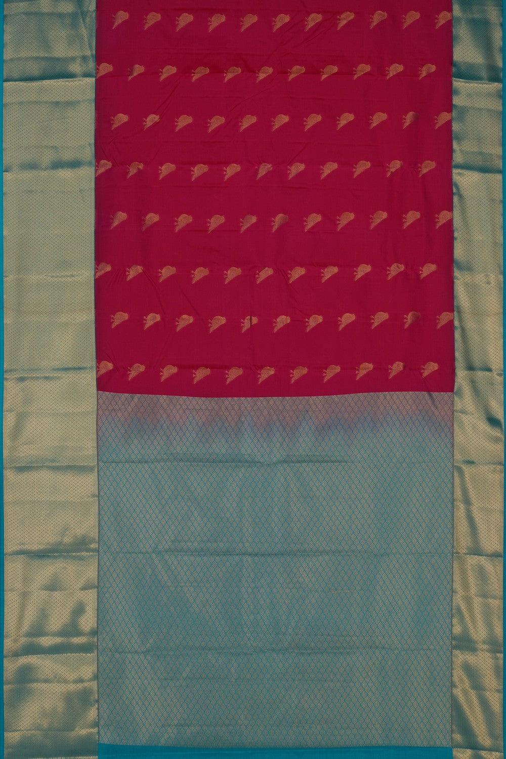 Image of Kanchi Silk Pink Saree