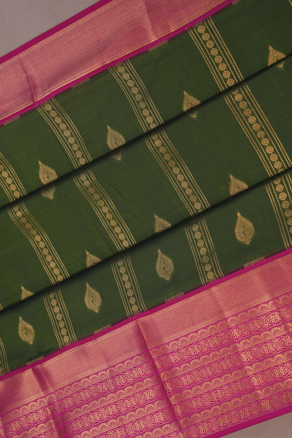 Image of Kanchi Silk Green Saree