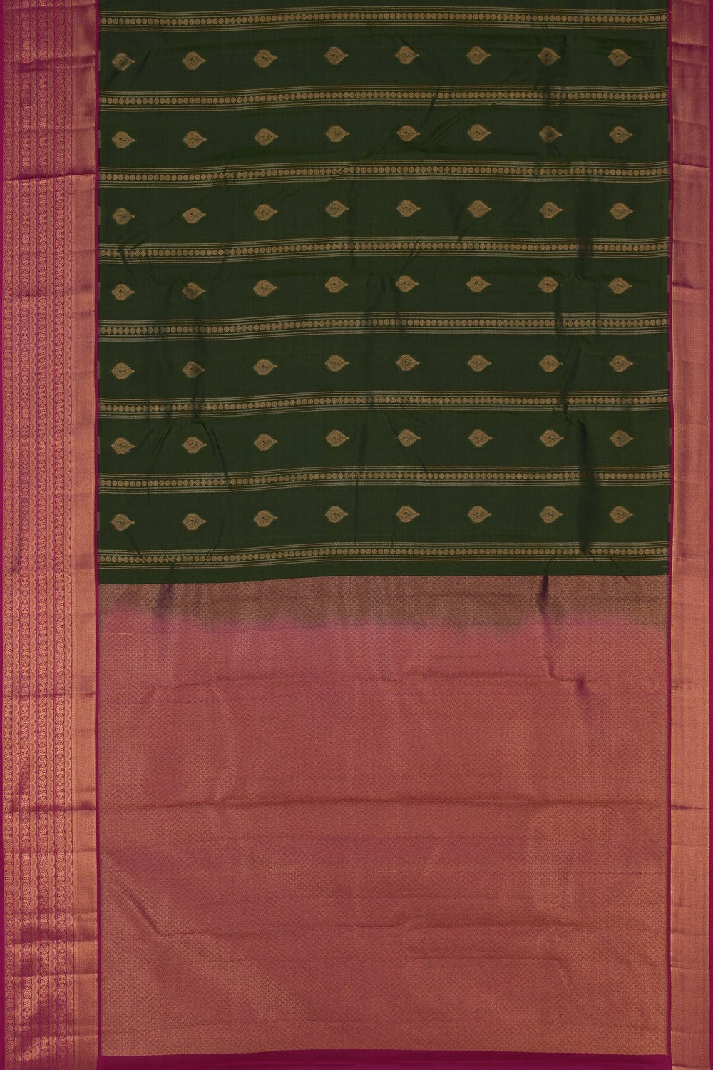 Image of Kanchi Silk Green Saree