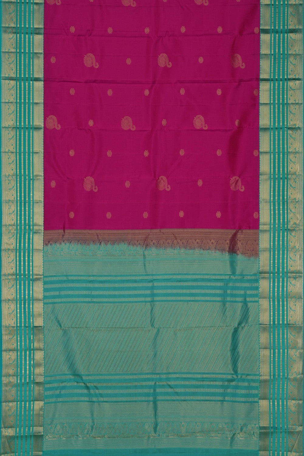 Image of Kanchi Silk Pink Saree
