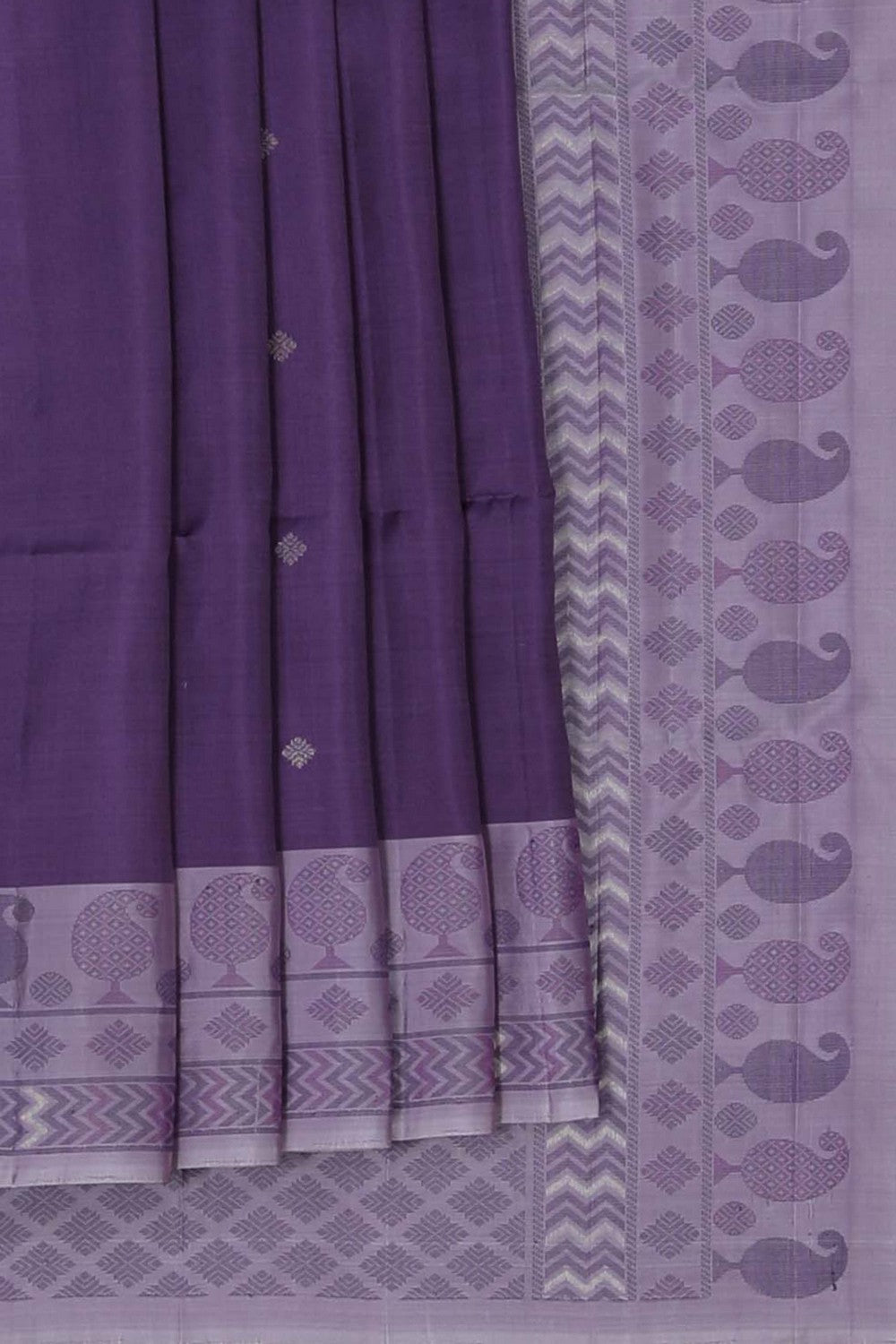 Image of South Silk Purple Saree