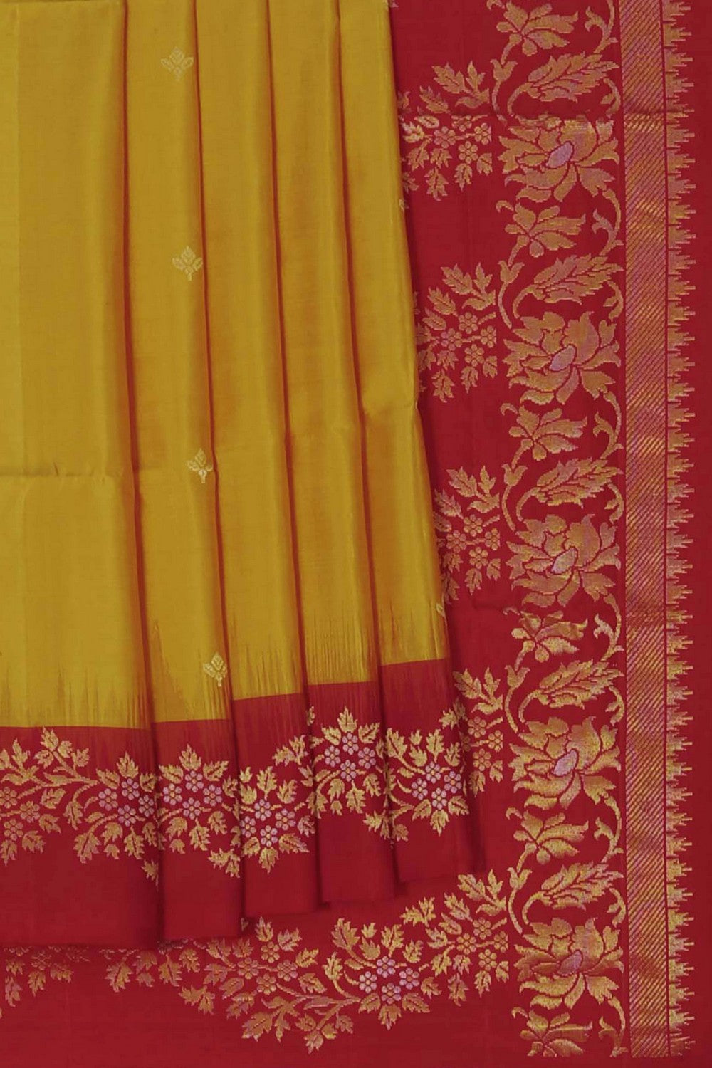 Image of South Silk Mustard Saree