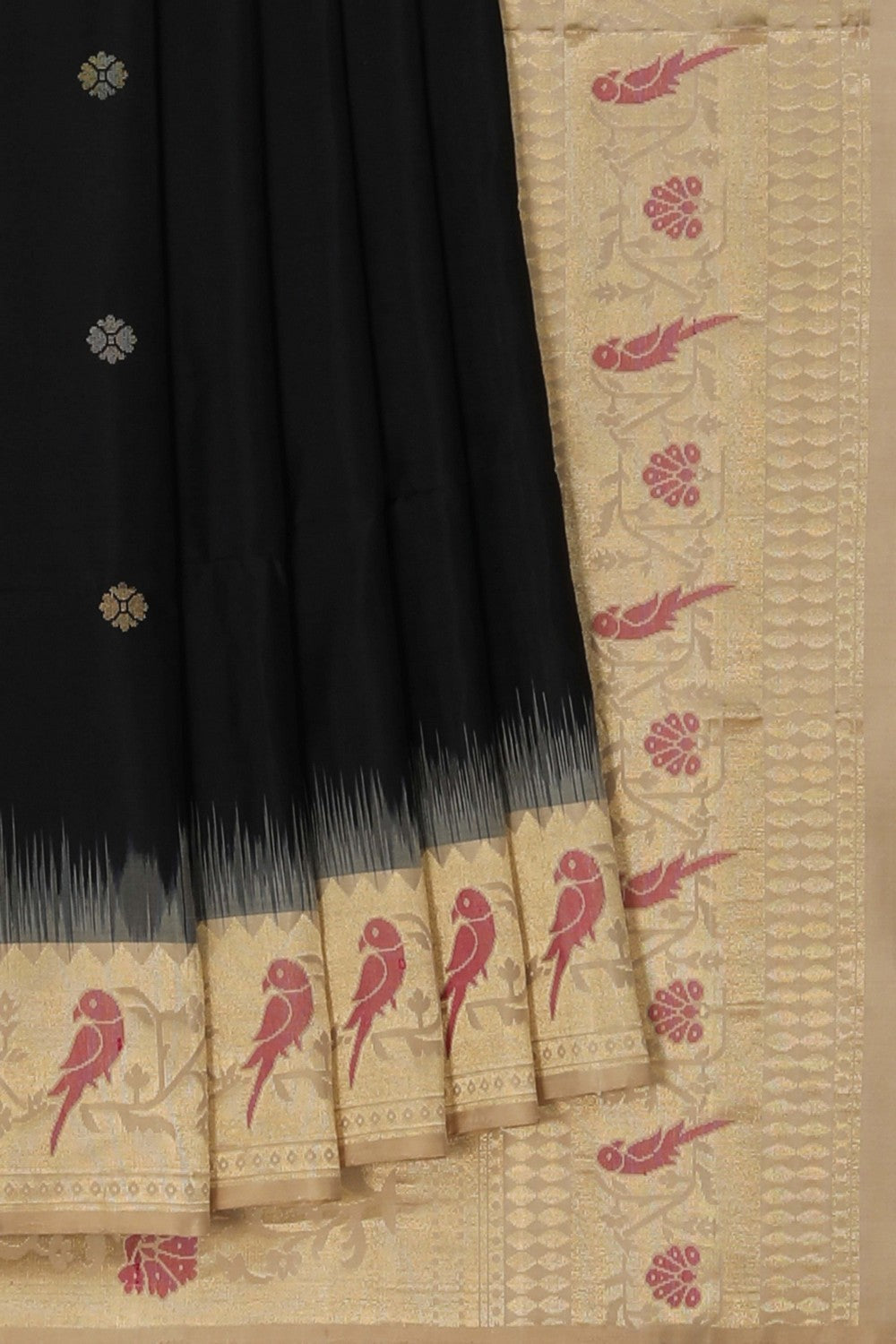 Image of South Silk Black Saree