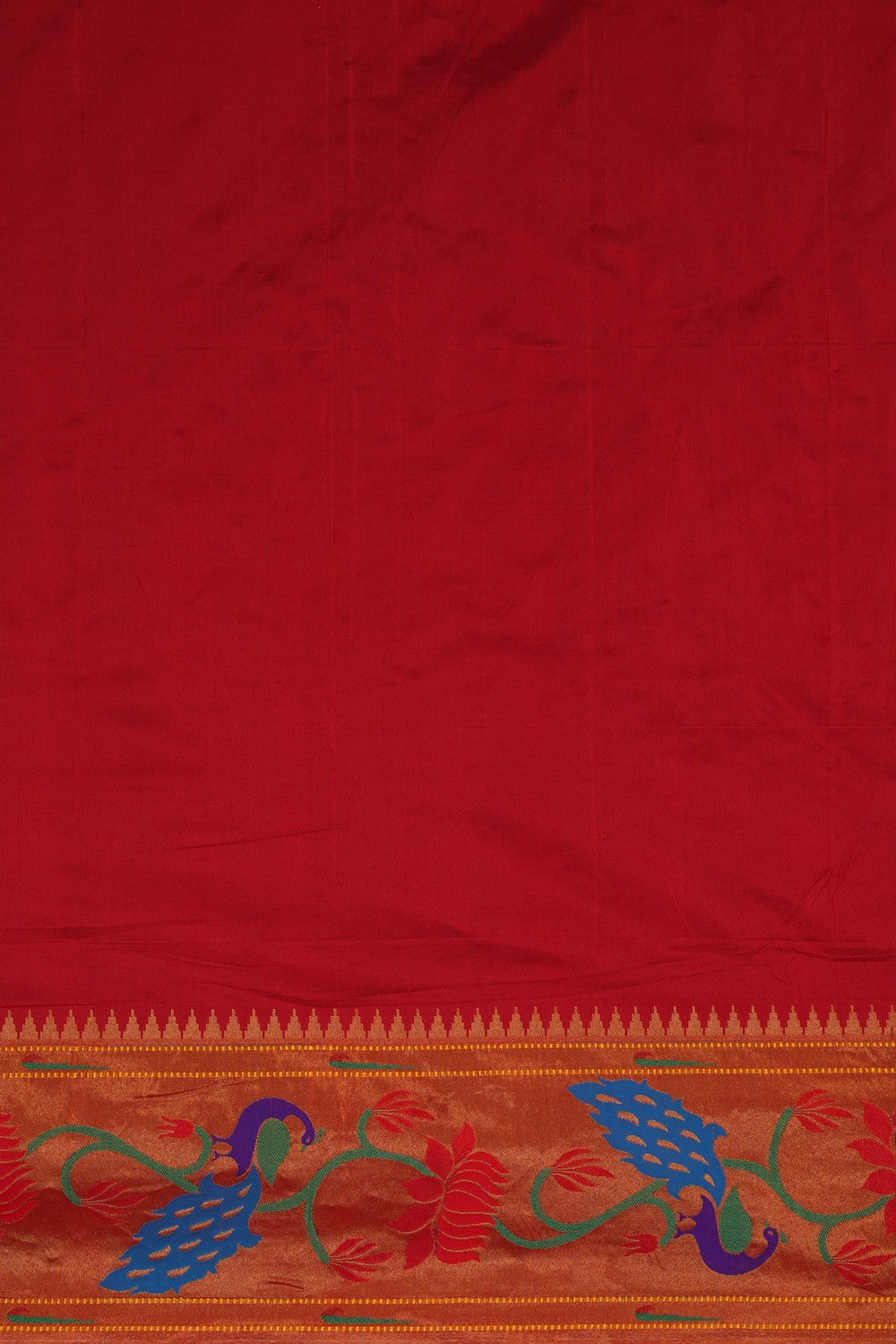 Image of Paithani Silk Green Saree