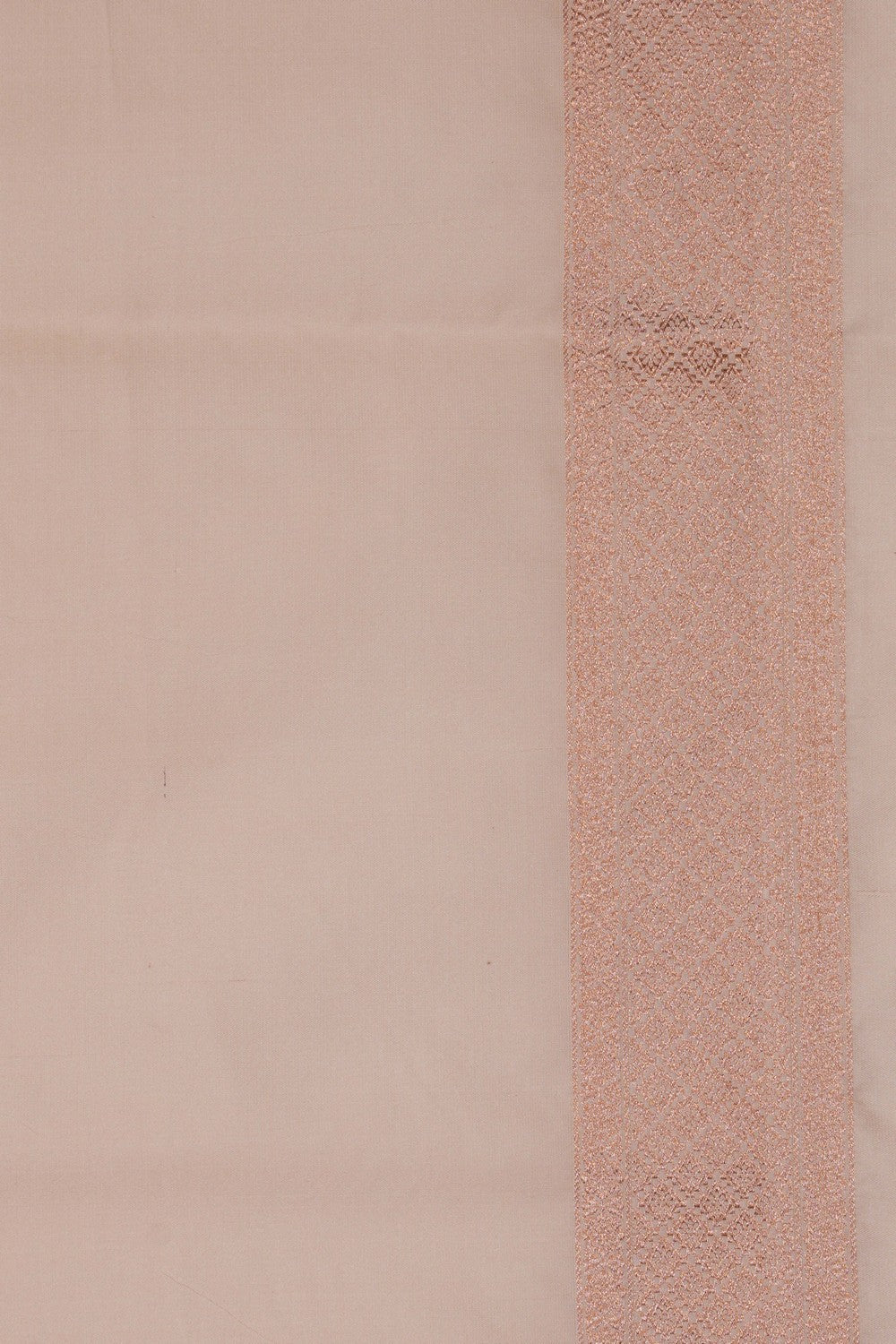 Image of Banarasi Brocade Silk Off-White Saree