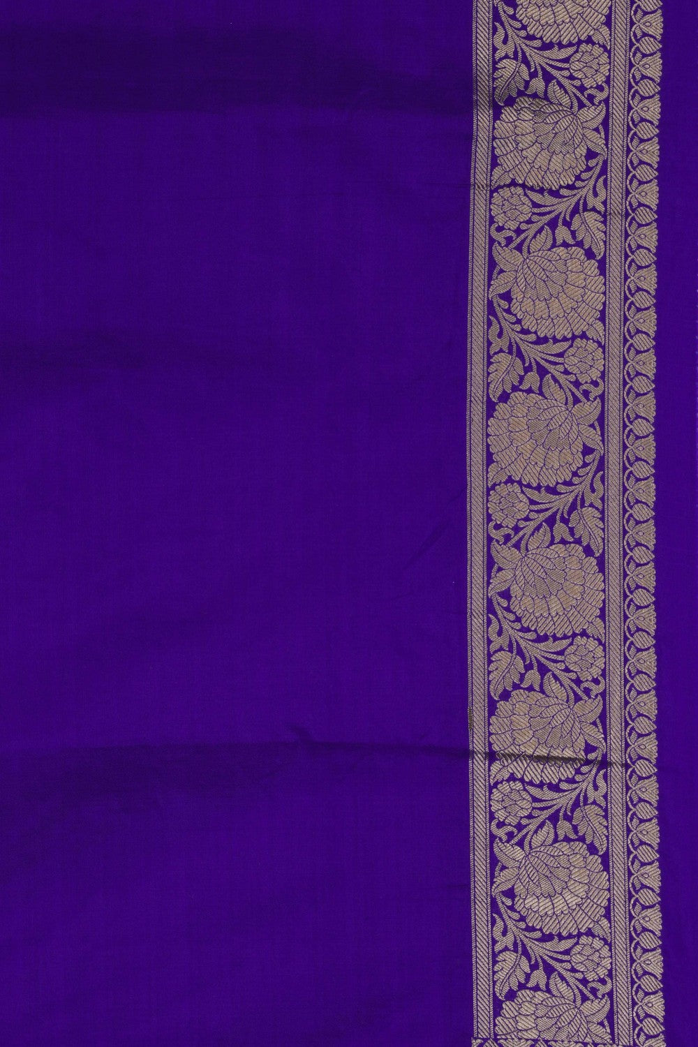 Image of Banarasi Brocade Silk Purple Saree