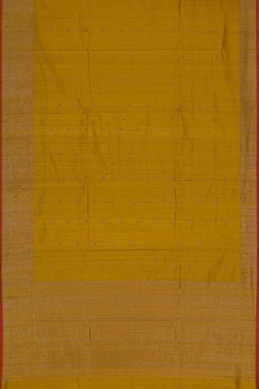 Image of Banarasi Dupion Silk Yellow Saree