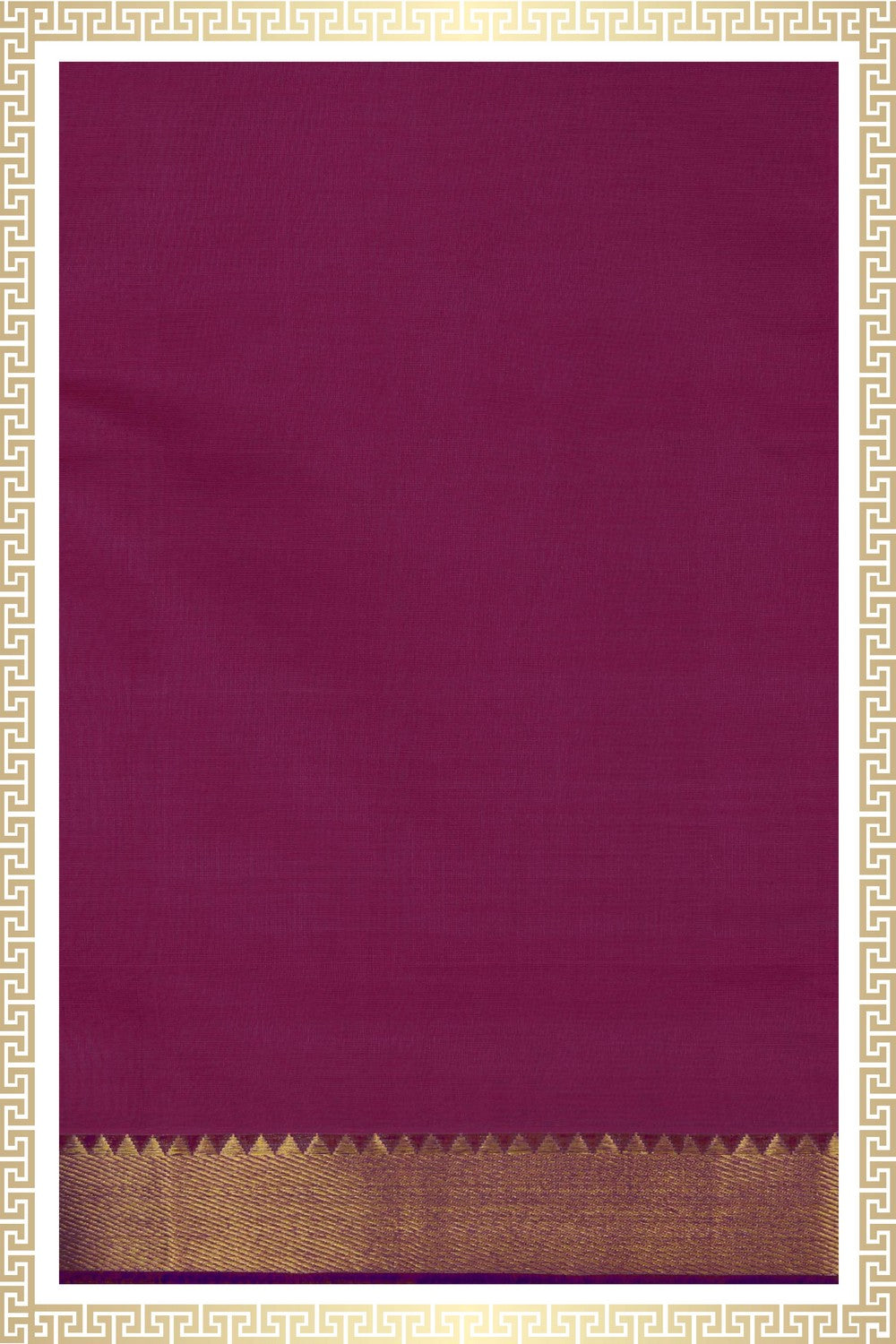 Image of Mangalgiri Silk Pink Dhoti With Kanduva (8 X 4)