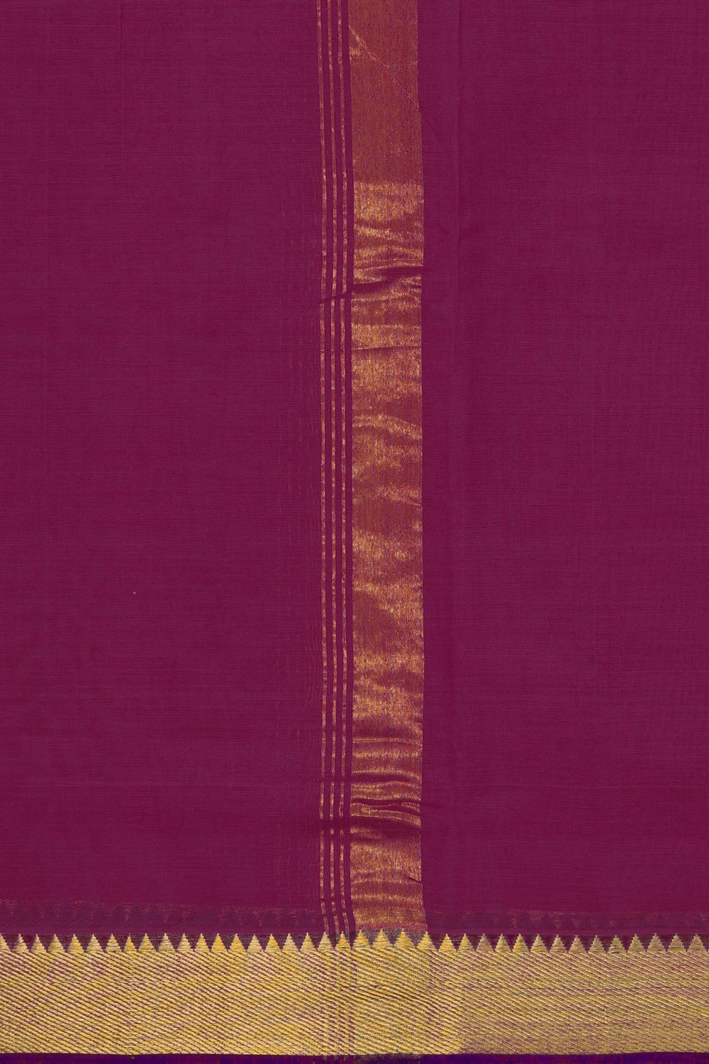 Image of Mangalgiri Silk Pink Dhoti With Kanduva (8 X 4)