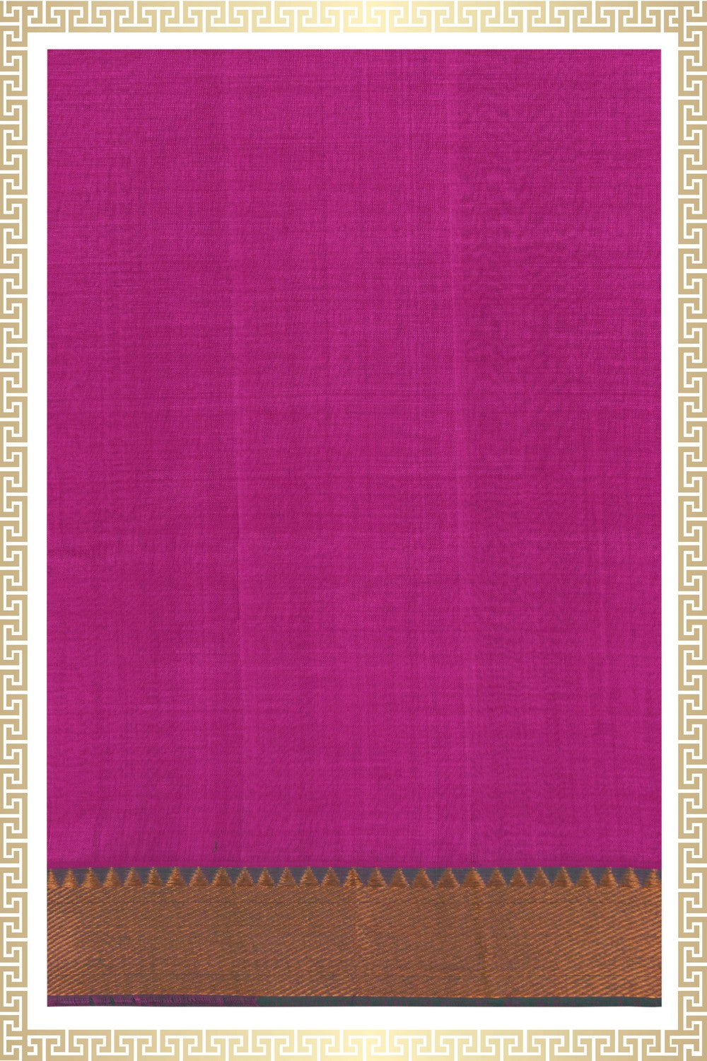 Image of Mangalgiri Silk Pink Dhoti With Kanduva (8 X 4)