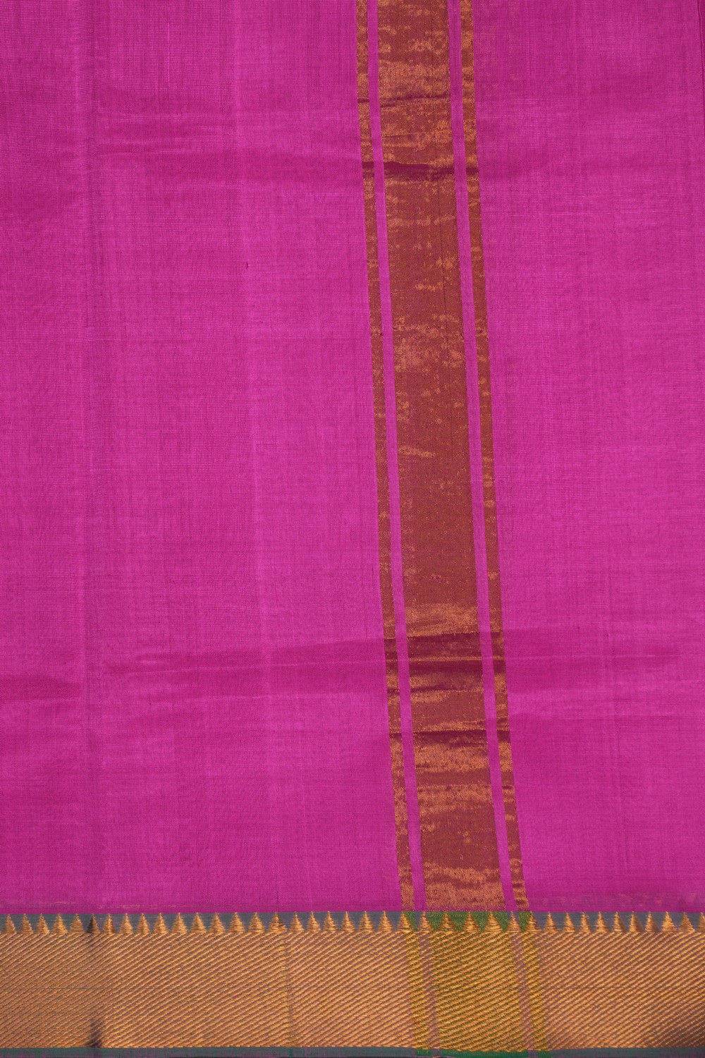 Image of Mangalgiri Silk Pink Dhoti With Kanduva (8 X 4)