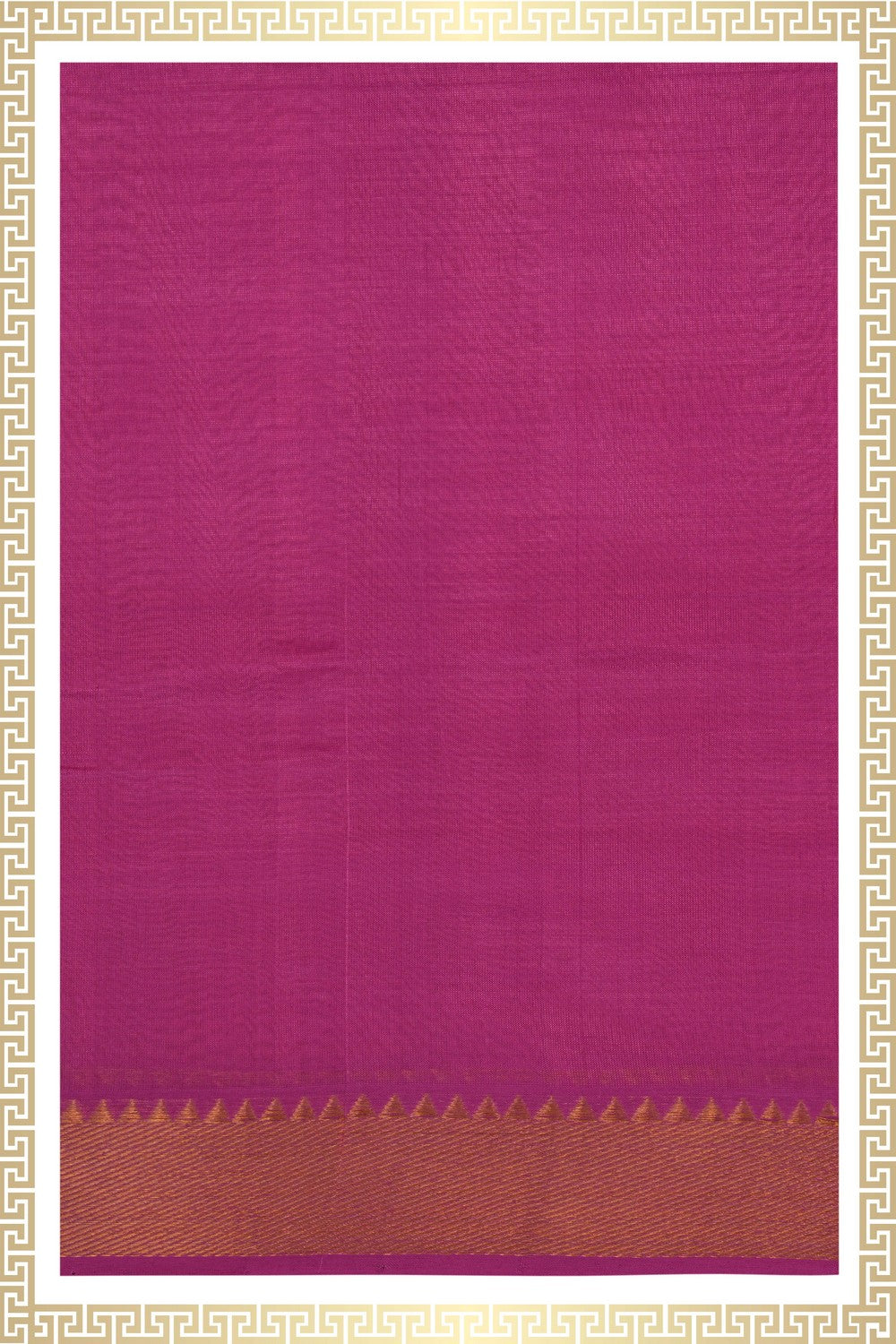 Image of Mangalgiri Silk Pink Dhoti With Kanduva (8 X 4)