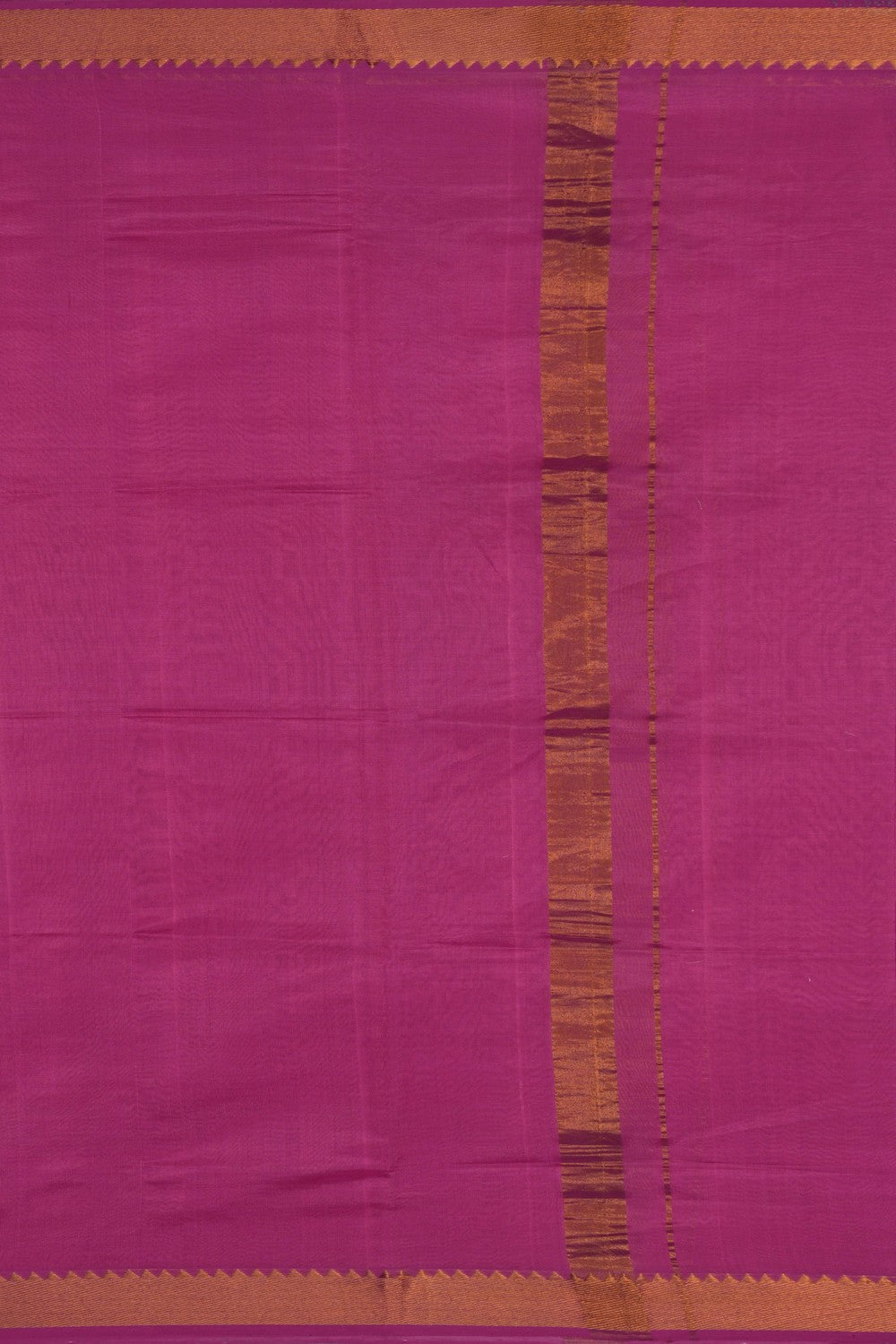 Image of Mangalgiri Silk Pink Dhoti With Kanduva (8 X 4)