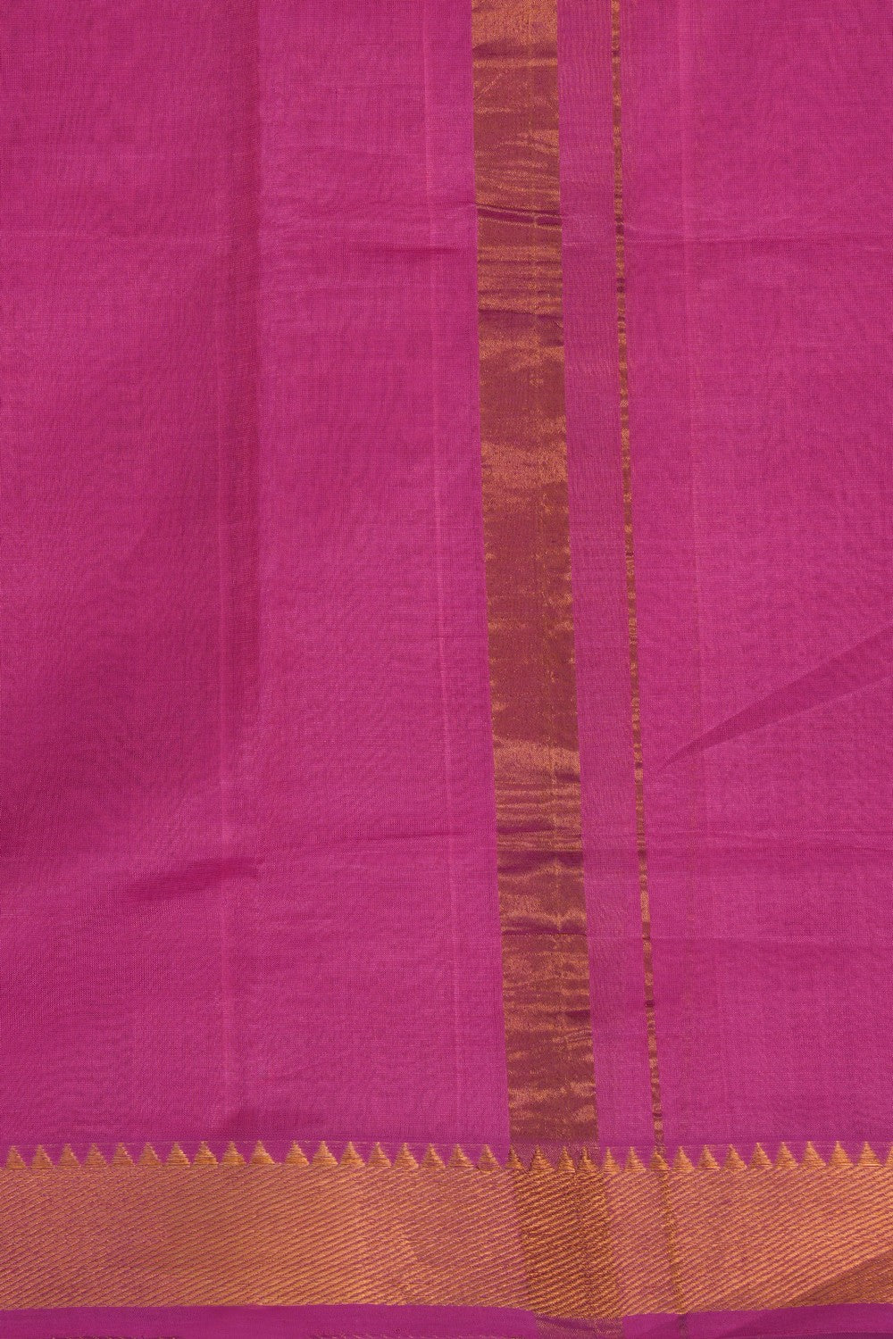 Image of Mangalgiri Silk Pink Dhoti With Kanduva (8 X 4)