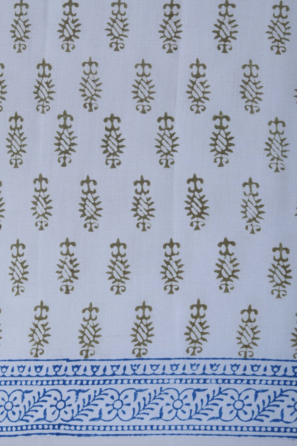 Image of Bagru Printed Mulmul Saree