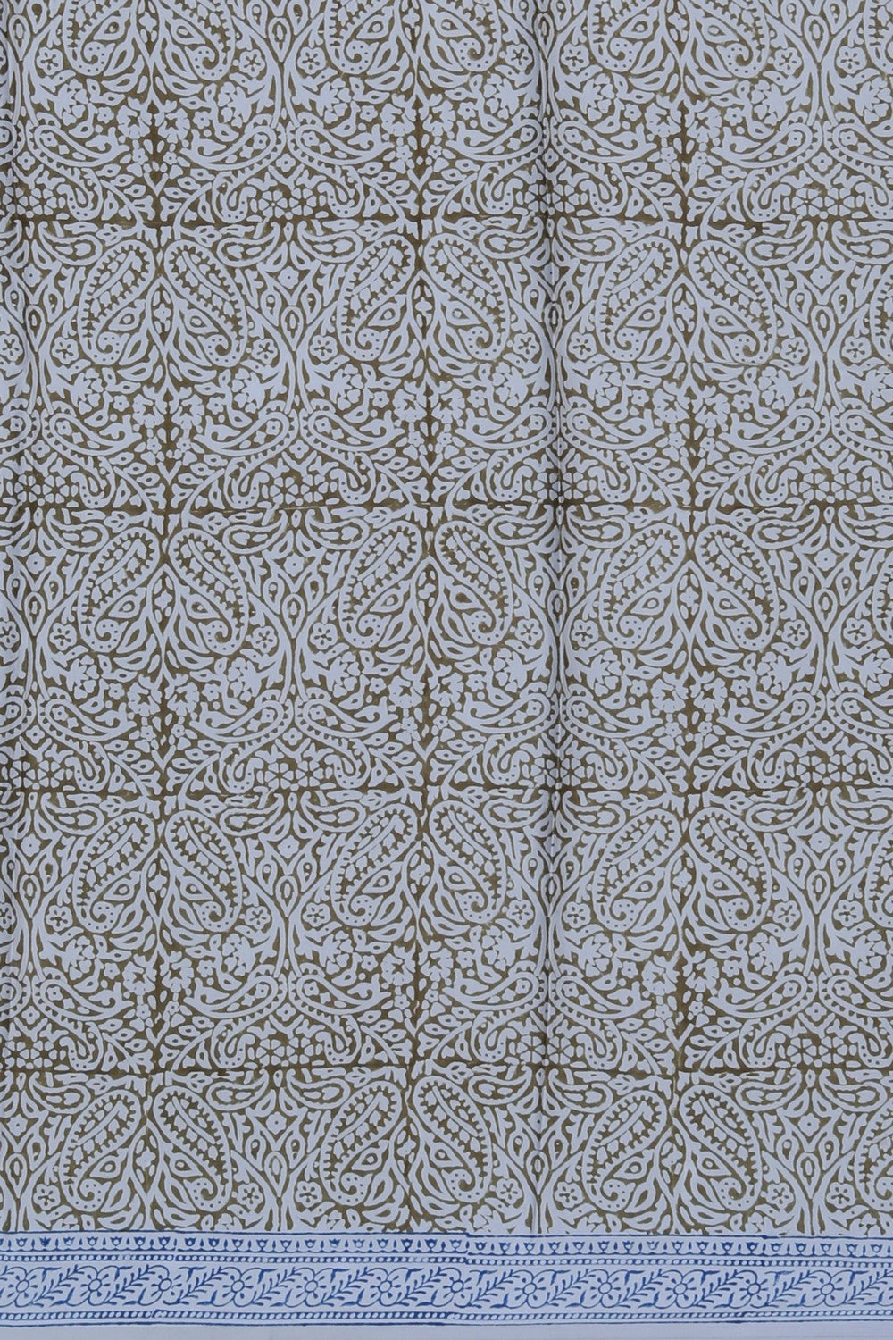 Image of Bagru Printed Mulmul Saree