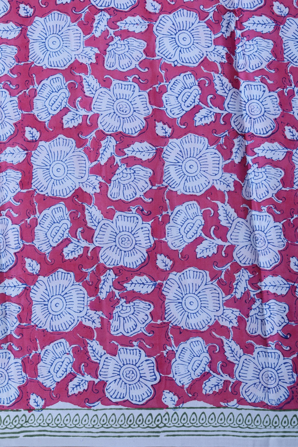 Image of Bagru Printed Mulmul Saree