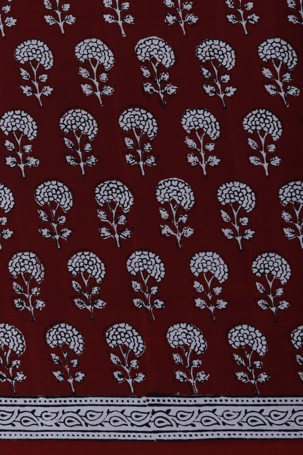 Image of Bagru Printed Mulmul Saree
