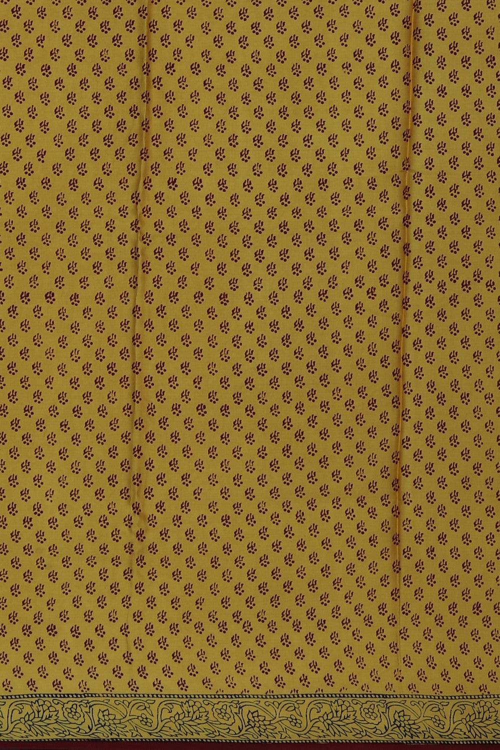 Image of Bagru Printed Mulmul Saree