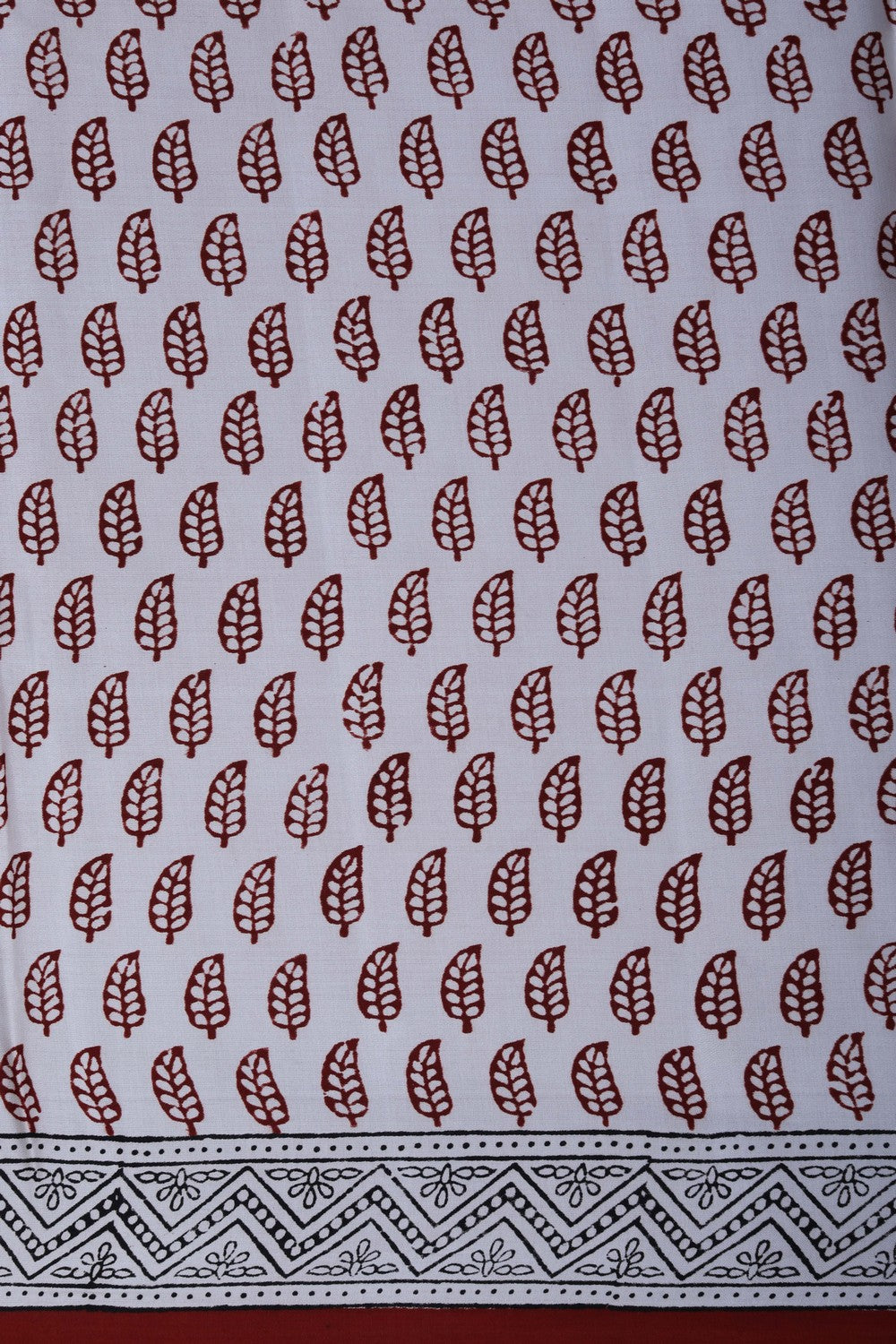 Image of Bagru Printed Mulmul Saree