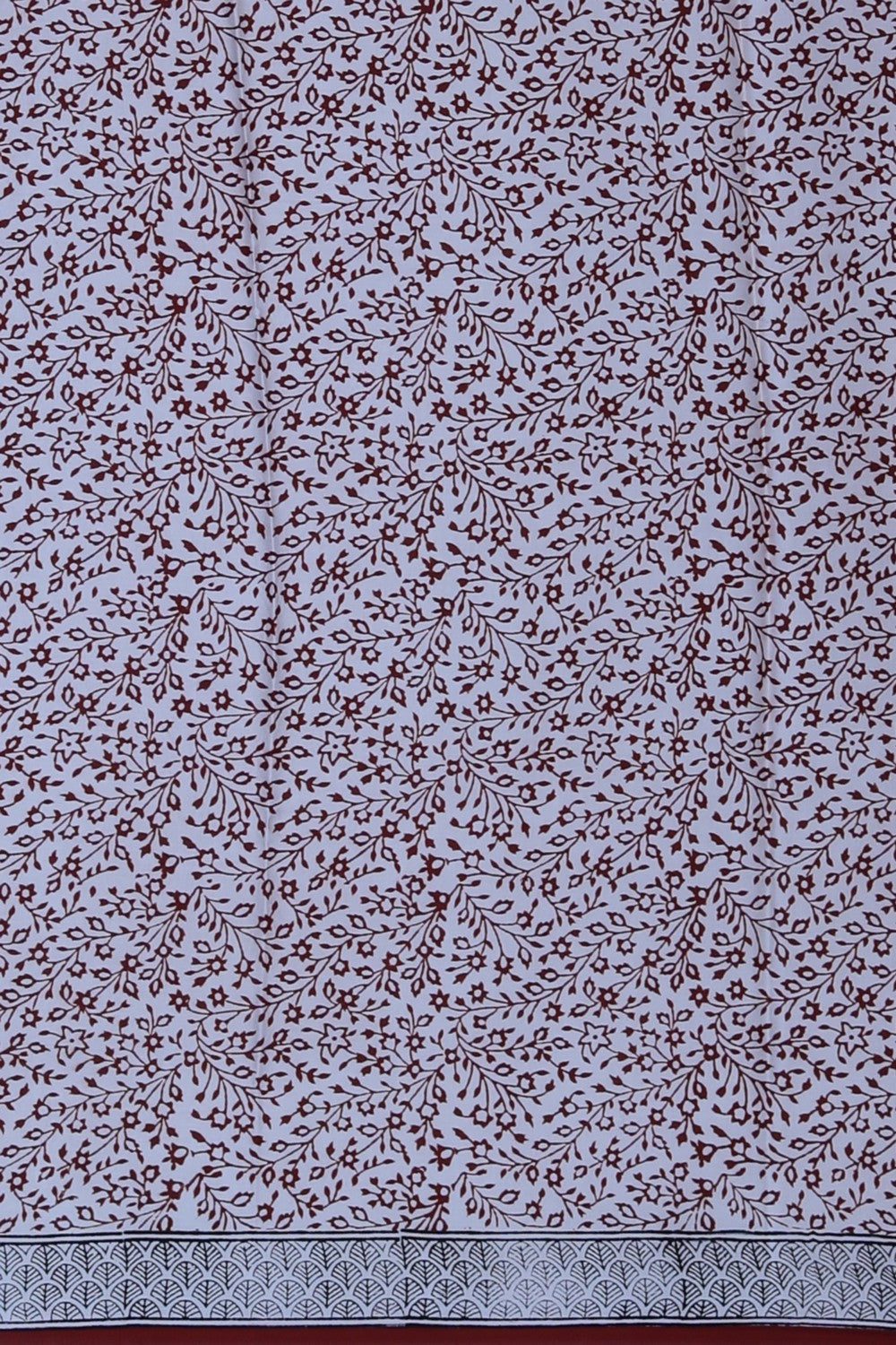 Image of Bagru Printed Mulmul Saree