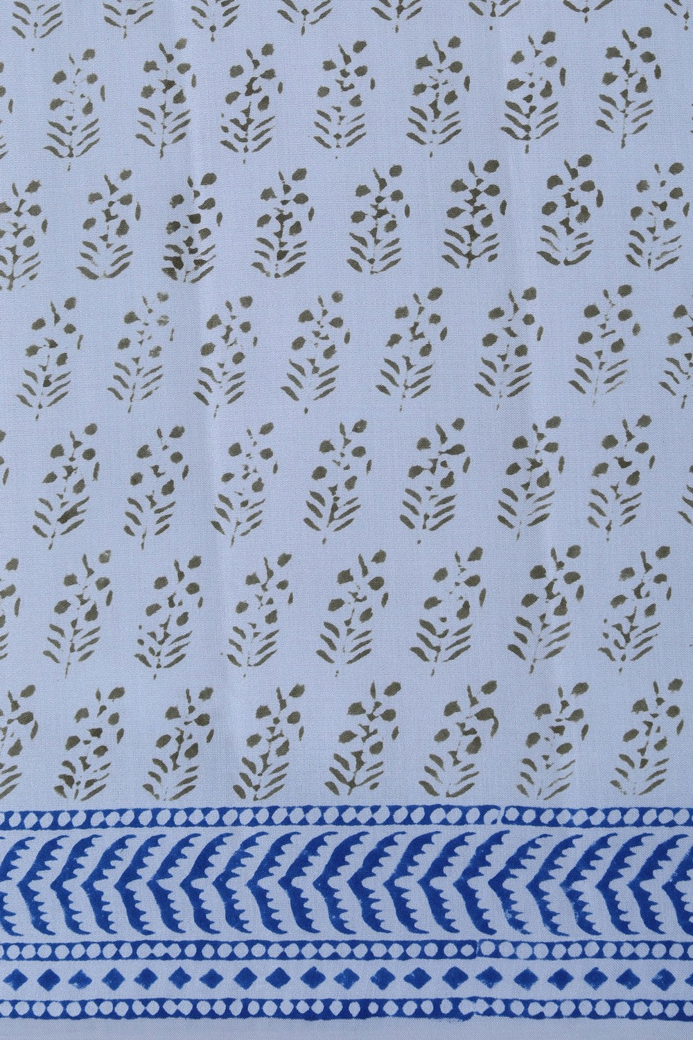 Image of Bagru Printed Mulmul Saree