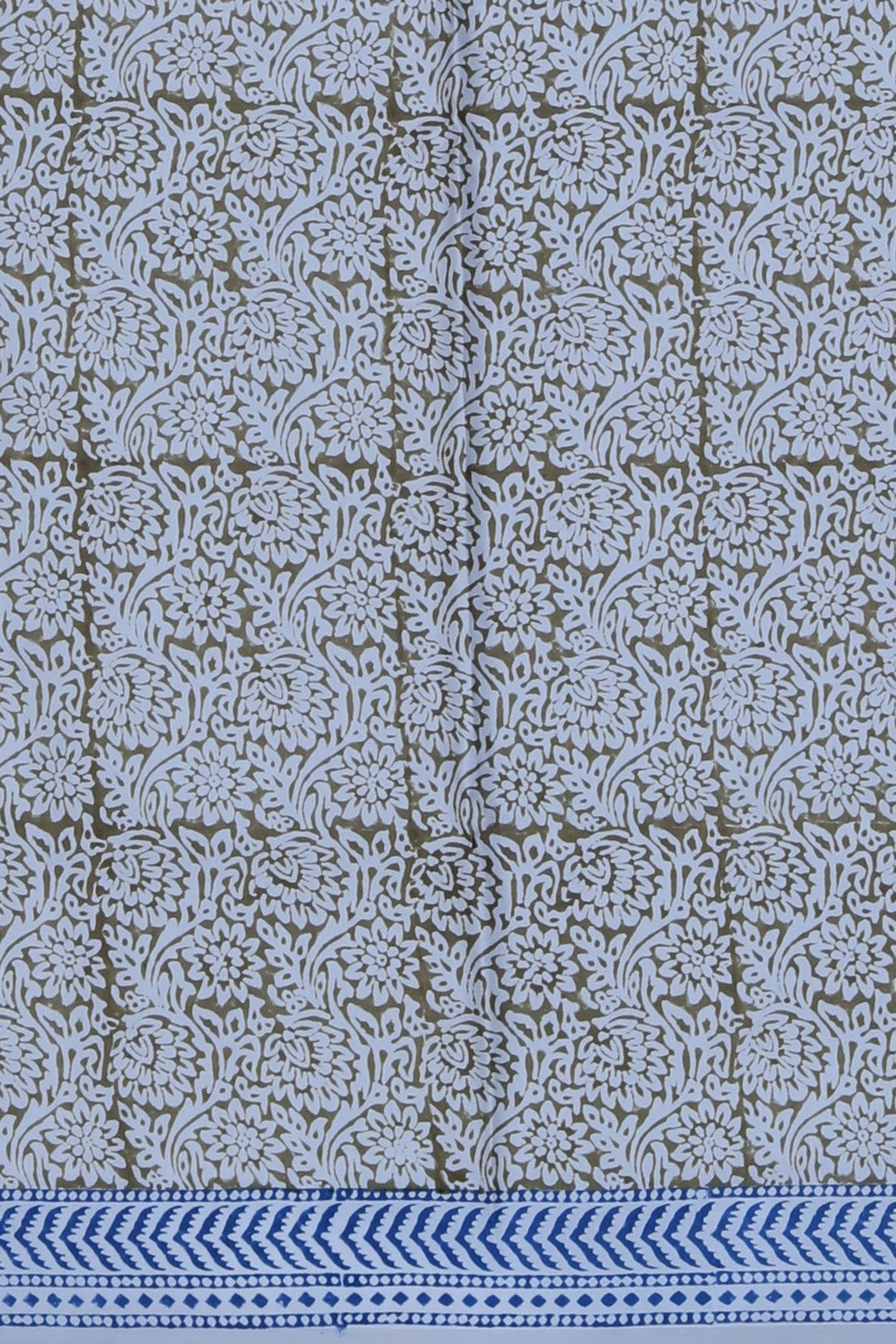 Image of Bagru Printed Mulmul Saree