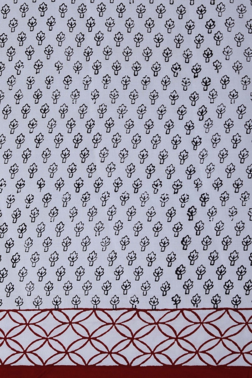 Image of Bagru Printed Mulmul Saree