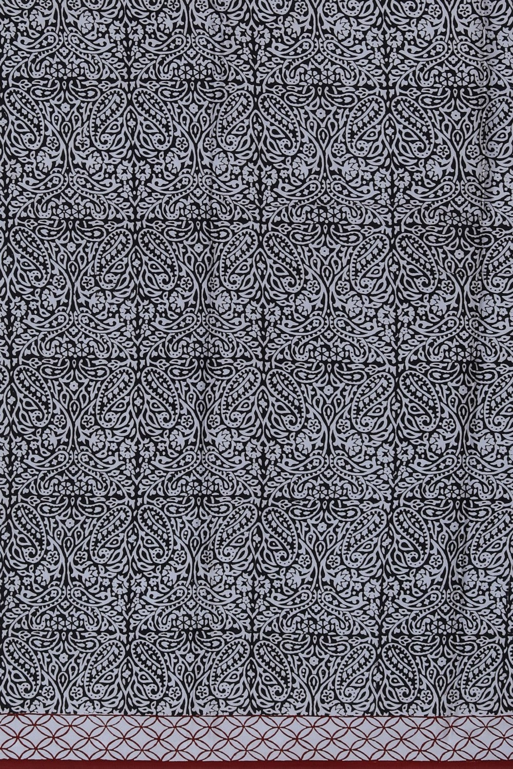 Image of Bagru Printed Mulmul Saree