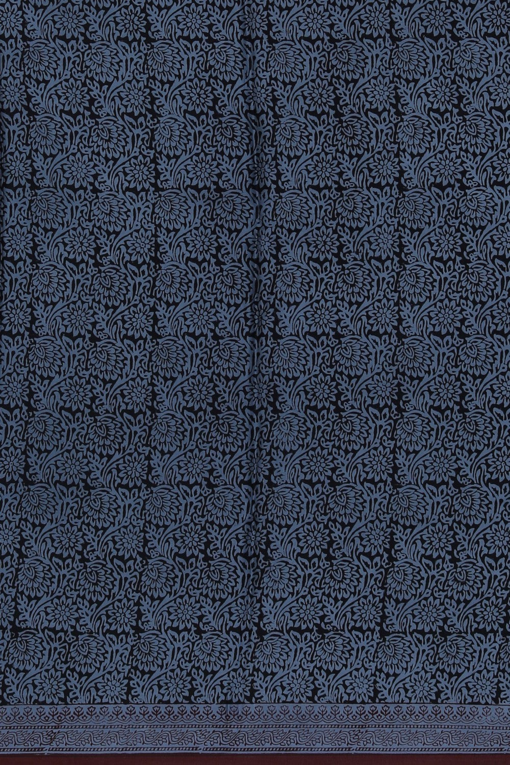 Image of Bagru Printed Mulmul Saree