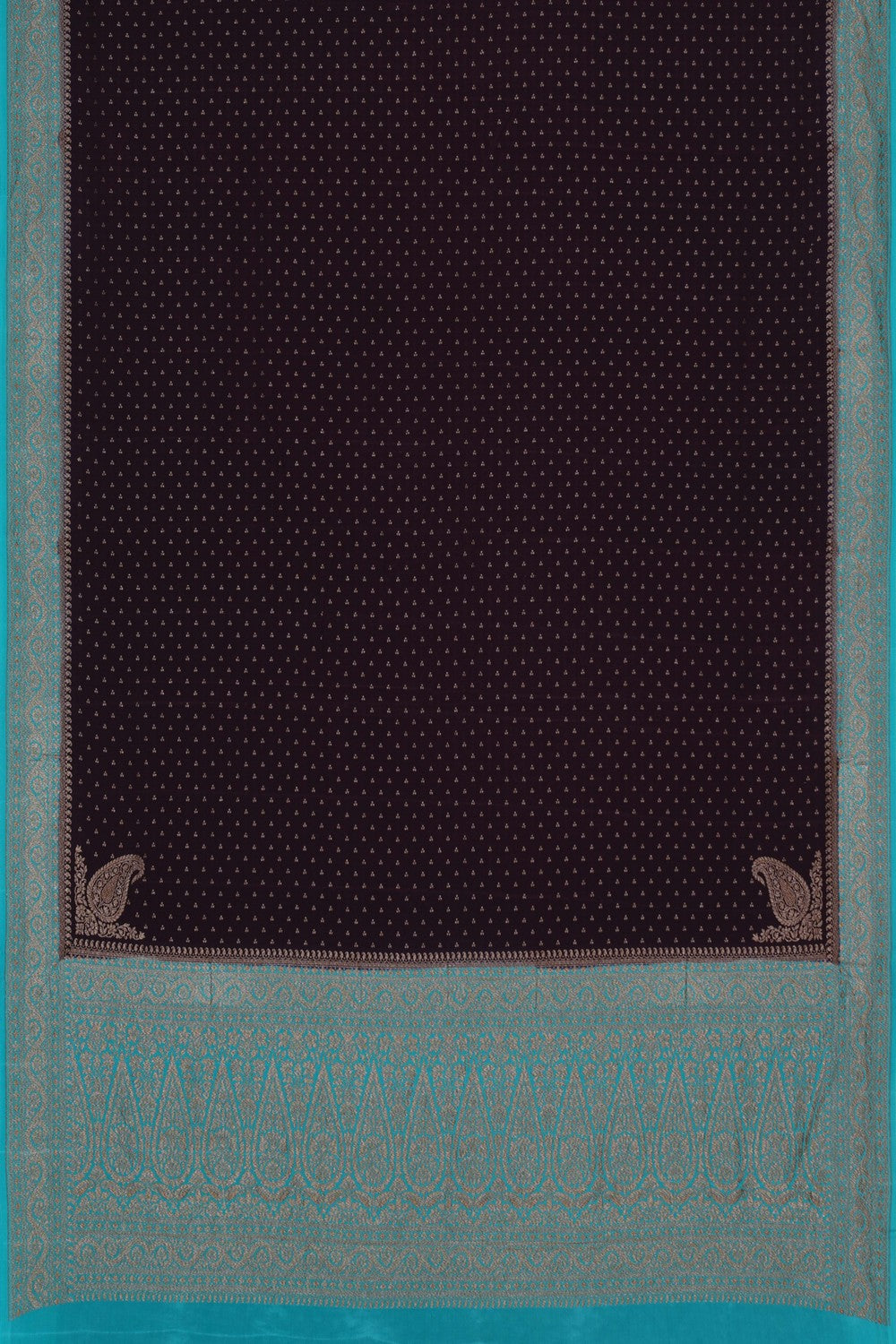 Image of Banarasi Crepe Purple Saree