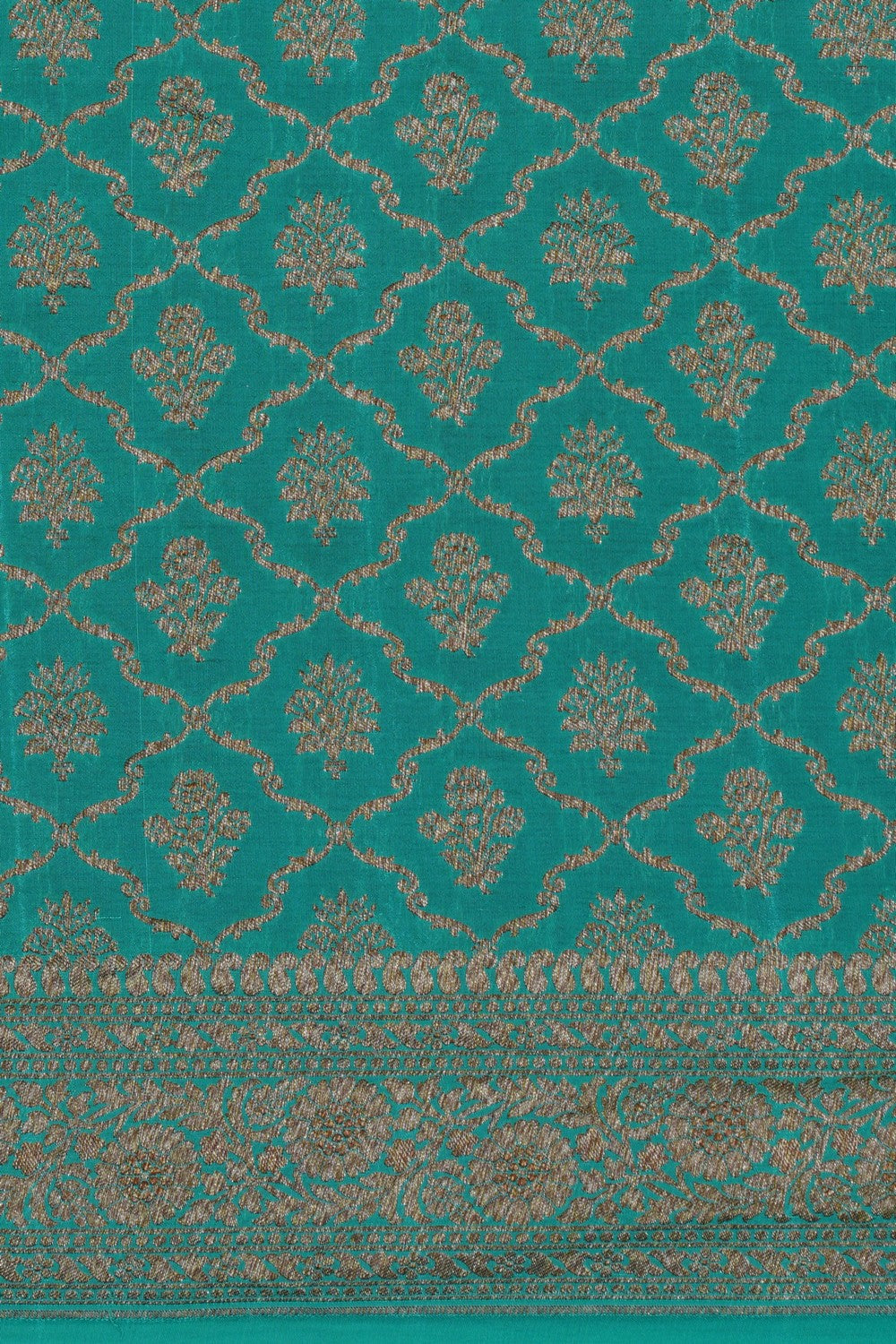 Image of Banarasi Crepe Royal Blue Saree