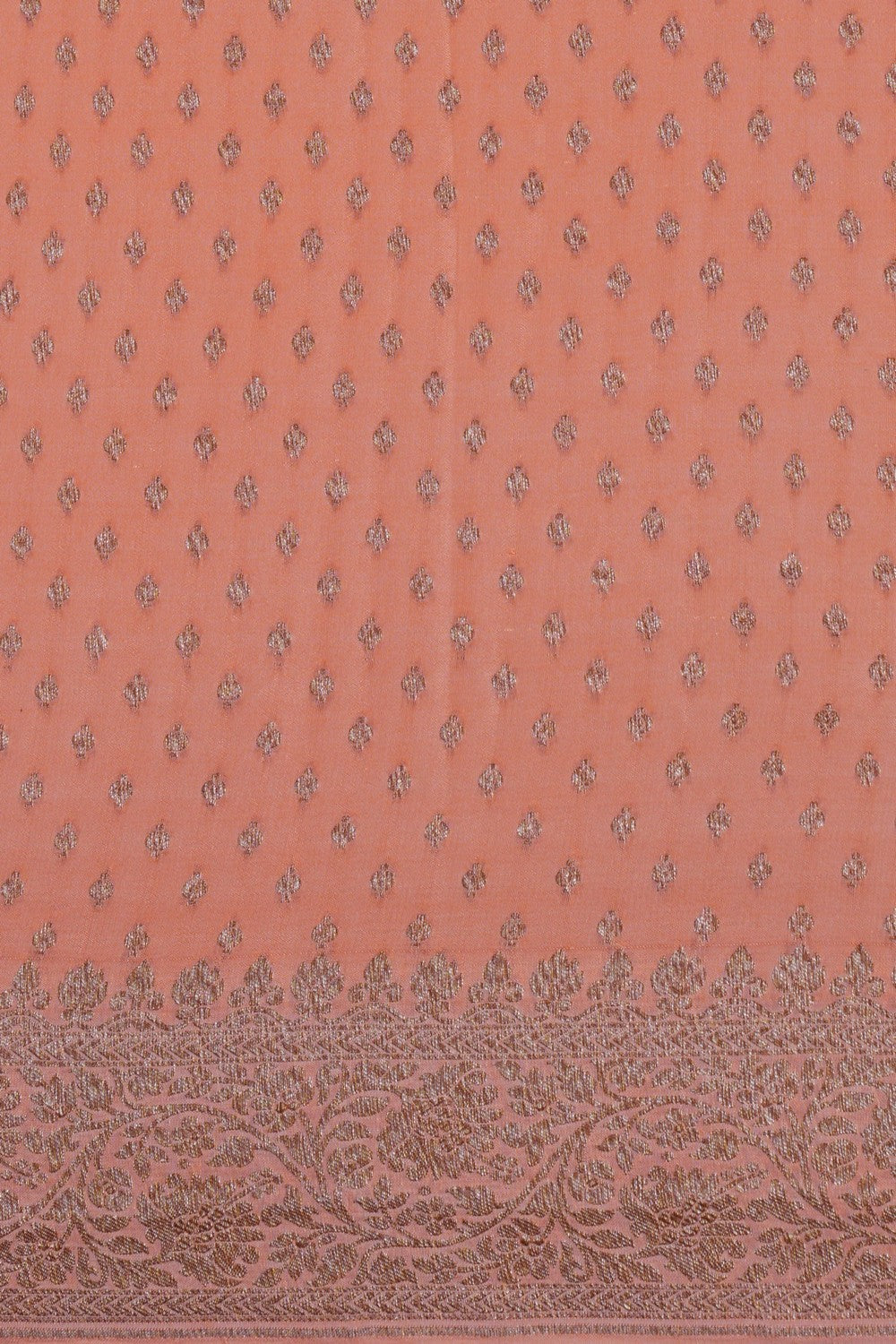 Image of Banarasi Crepe Mustard Saree