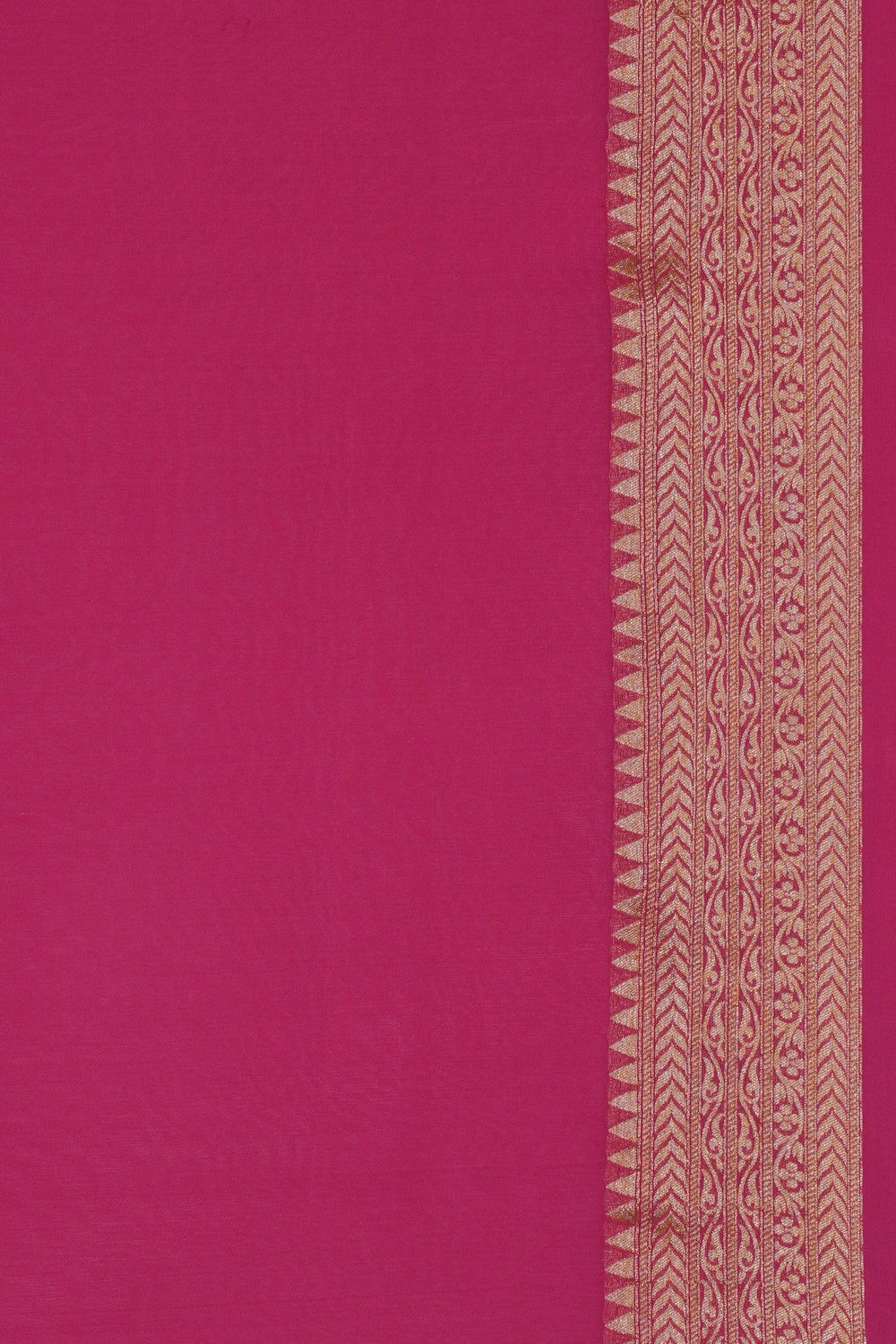 Image of Banarasi Georgette Sea-Green Saree