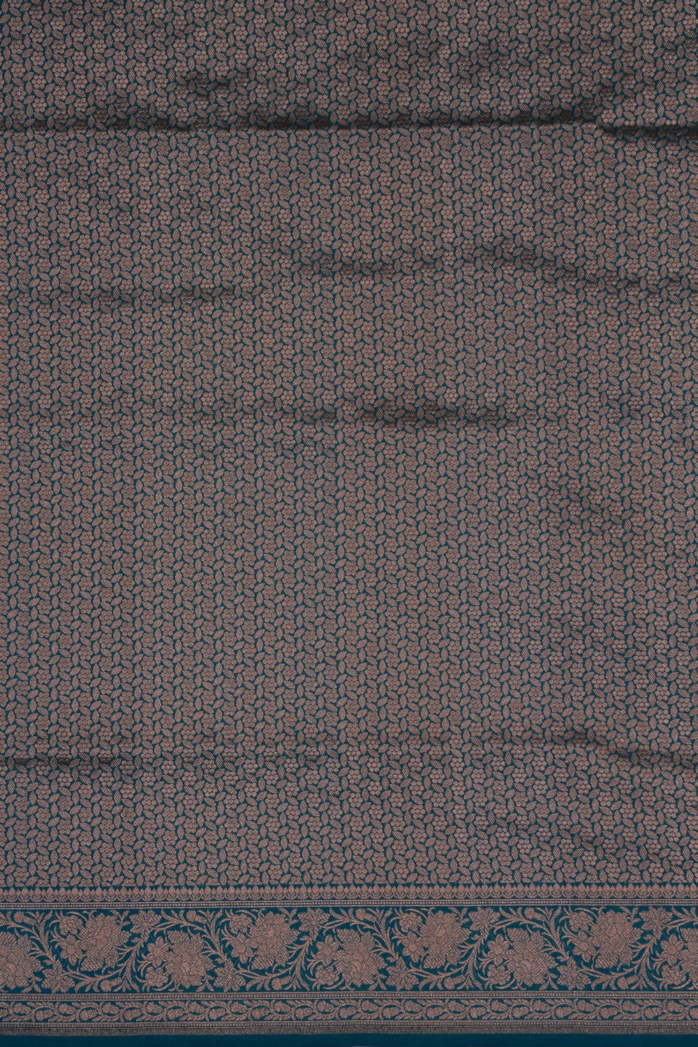 Image of Banarasi Brocade Blue Saree