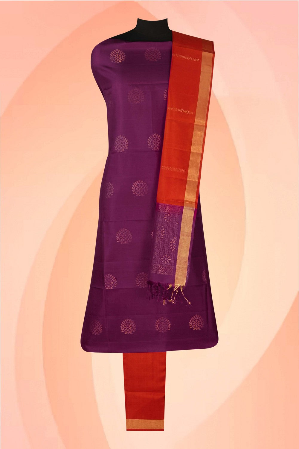 Image of Unstitched Suit Set Fabric (3 Pcs Set)