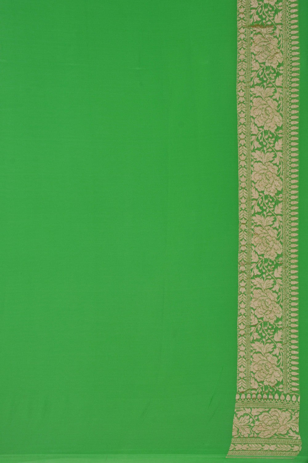 Image of Banarasi Georgette Green Saree