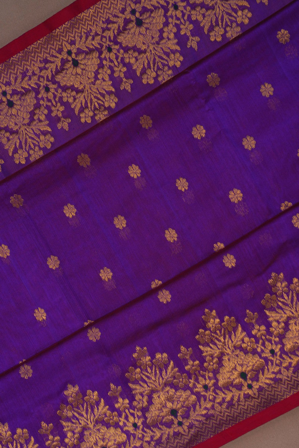 Image of Chanderi Regal Purple Saree