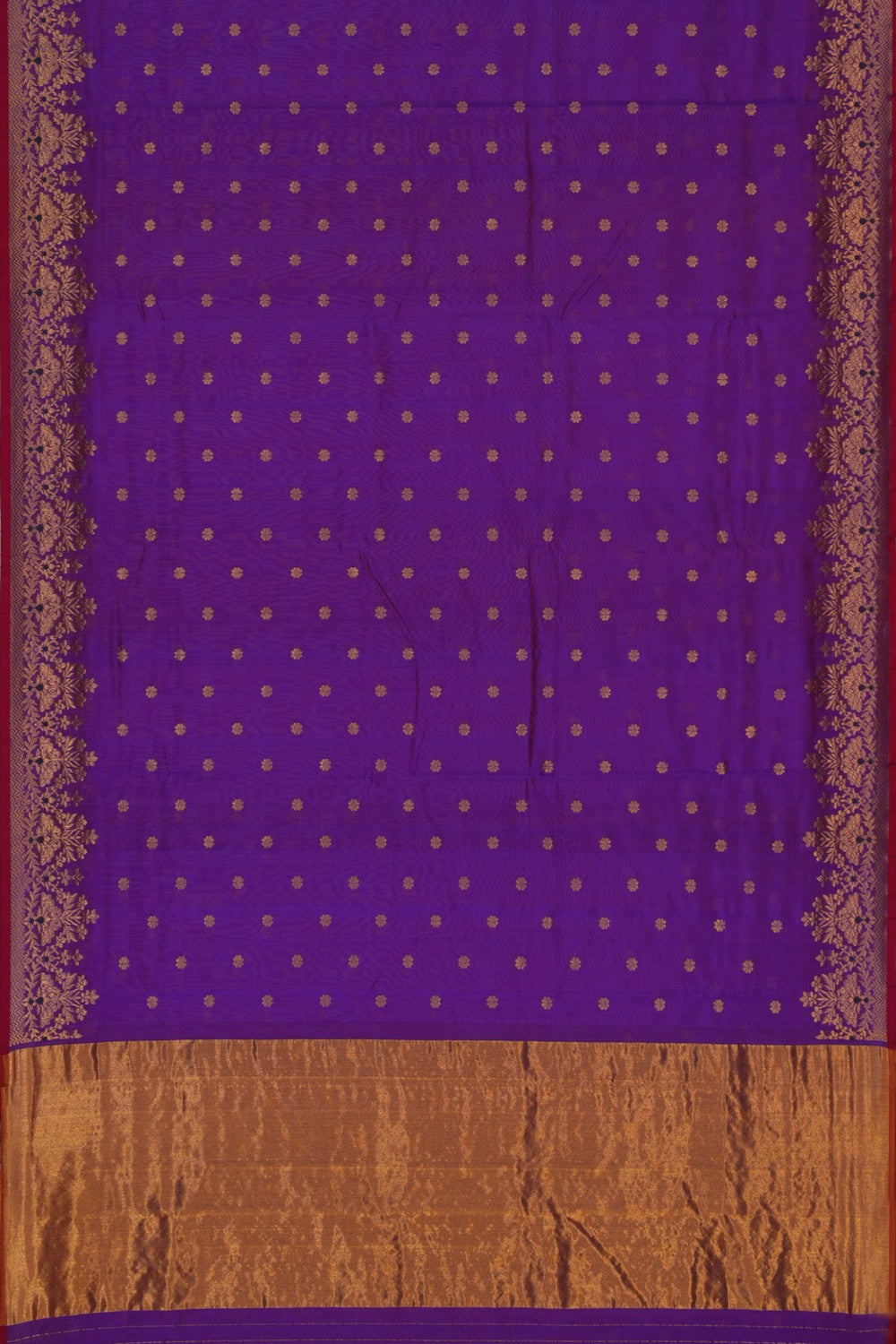 Image of Chanderi Regal Purple Saree