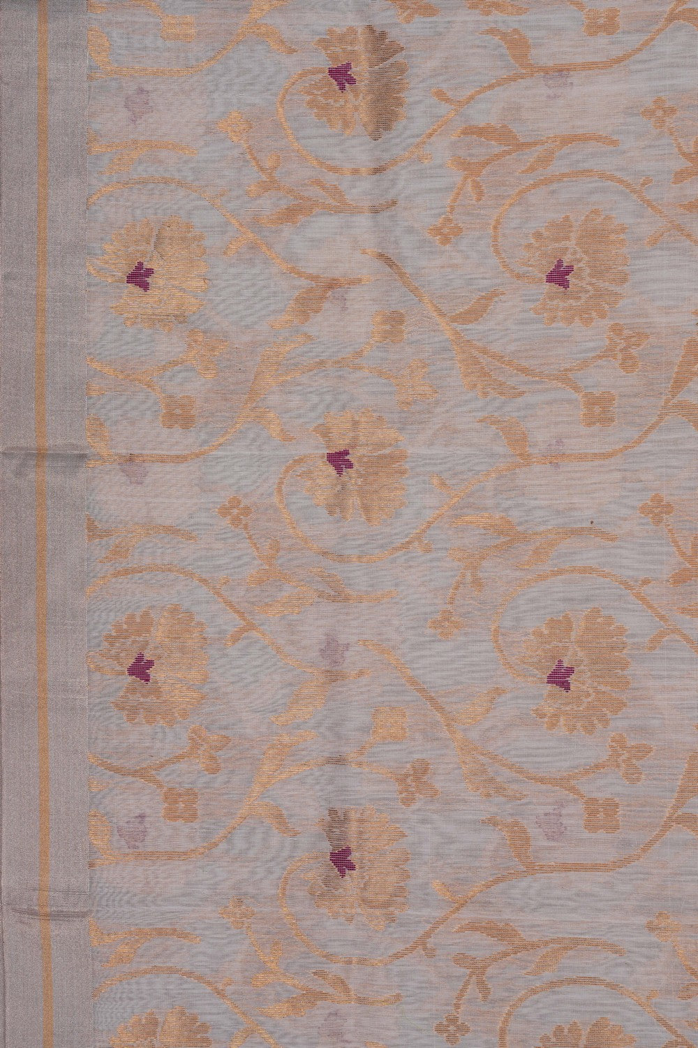 Image of Chanderi Off-White Dupatta