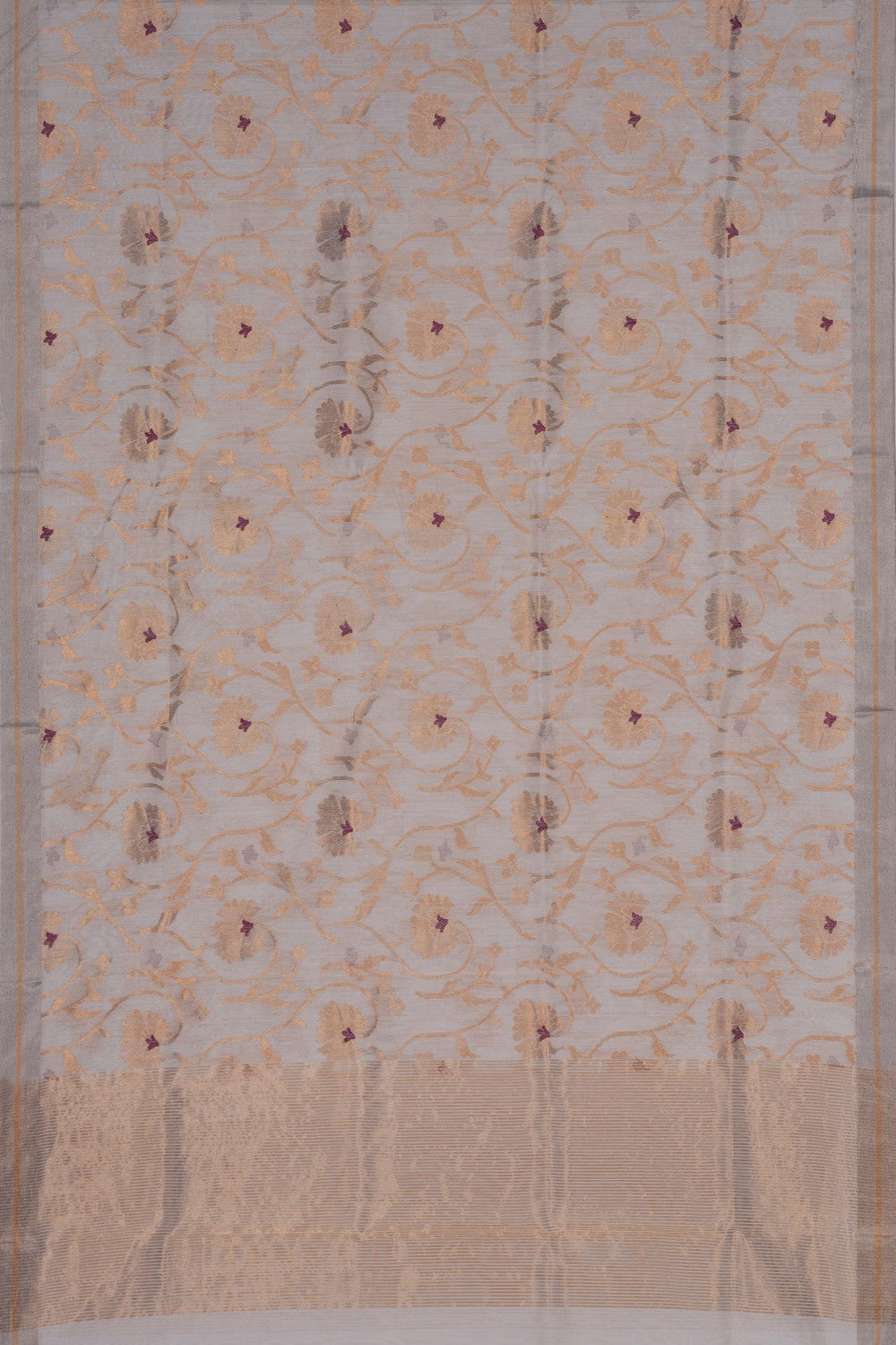 Image of Chanderi Off-White Dupatta