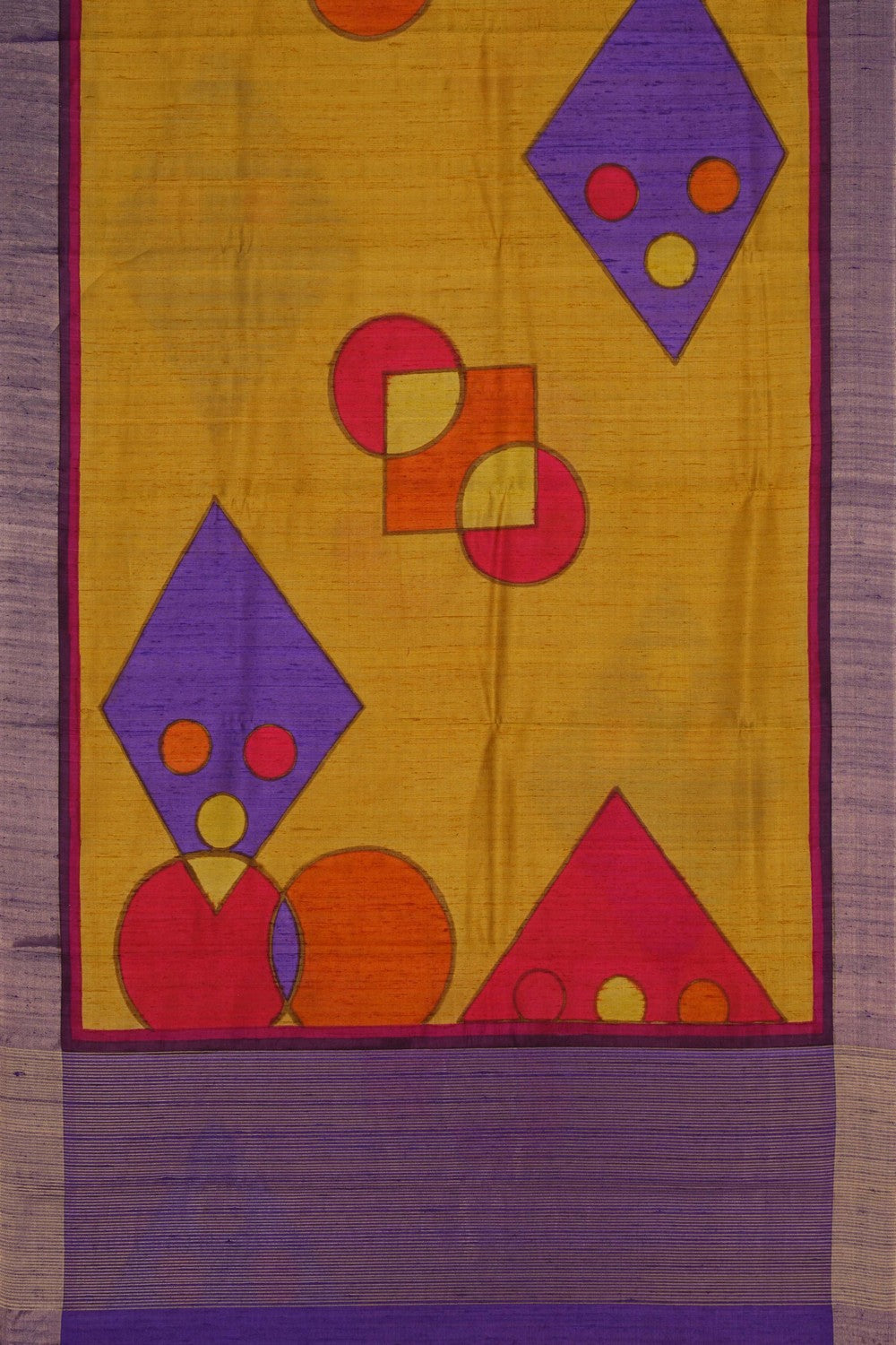 Image of Banarasi Dupion Silk Mustard Saree